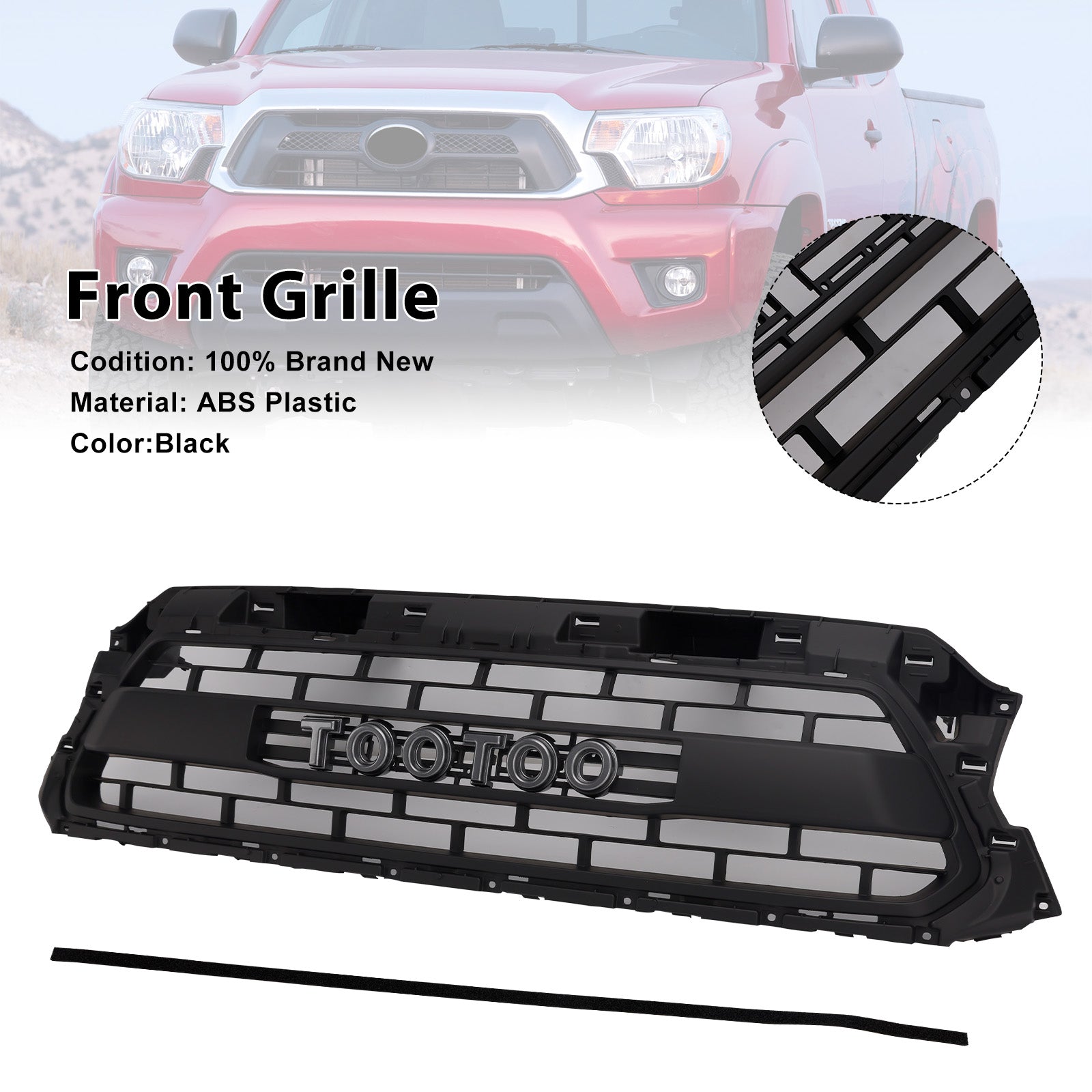 2012-2015 Toyota Tacoma Front Honeycomb Grill Grille PTR54-35150 TRD PRO PTR54-35150