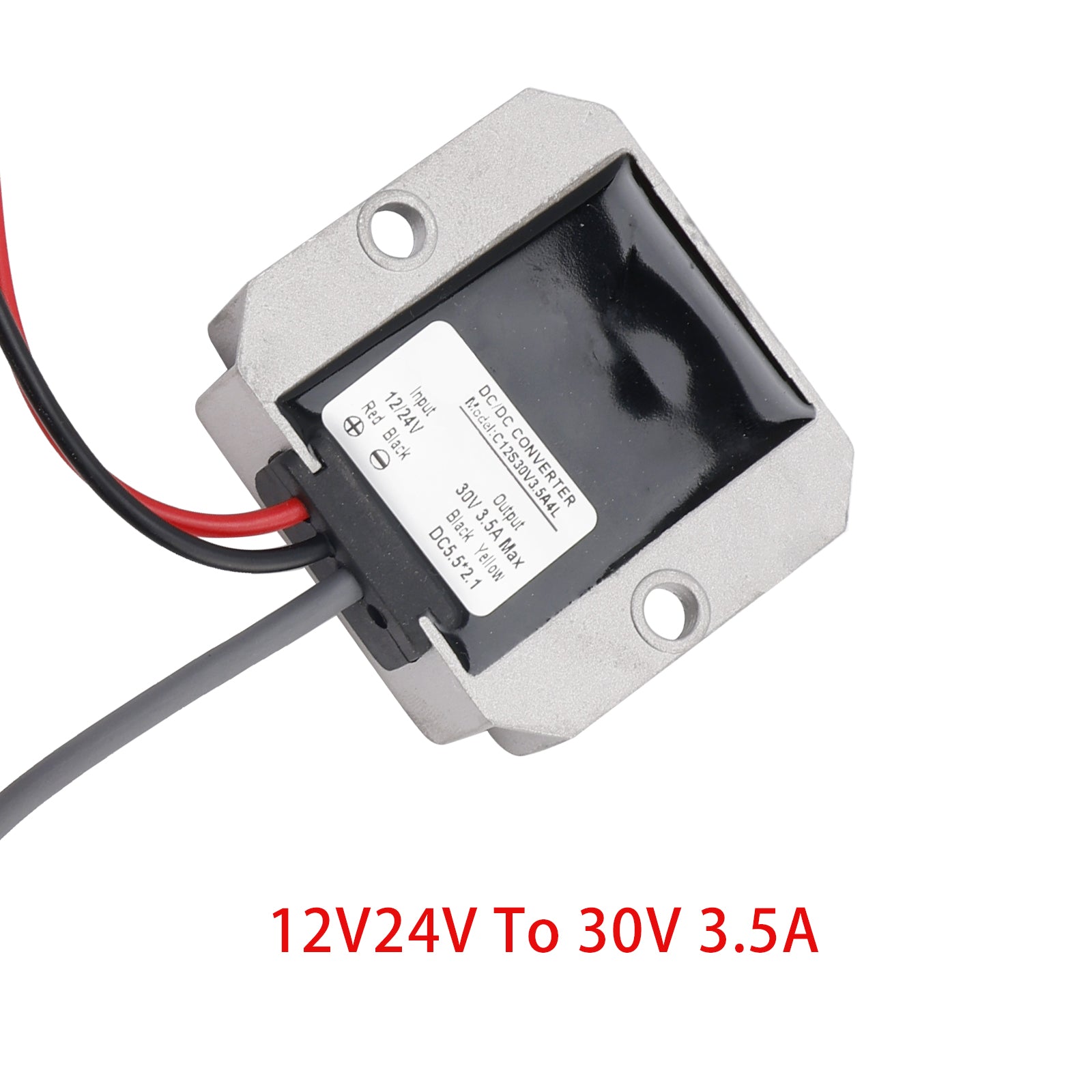 12V/24V To 30V 3.5A Conversion Kit Step-up Converter With DC Power Cable