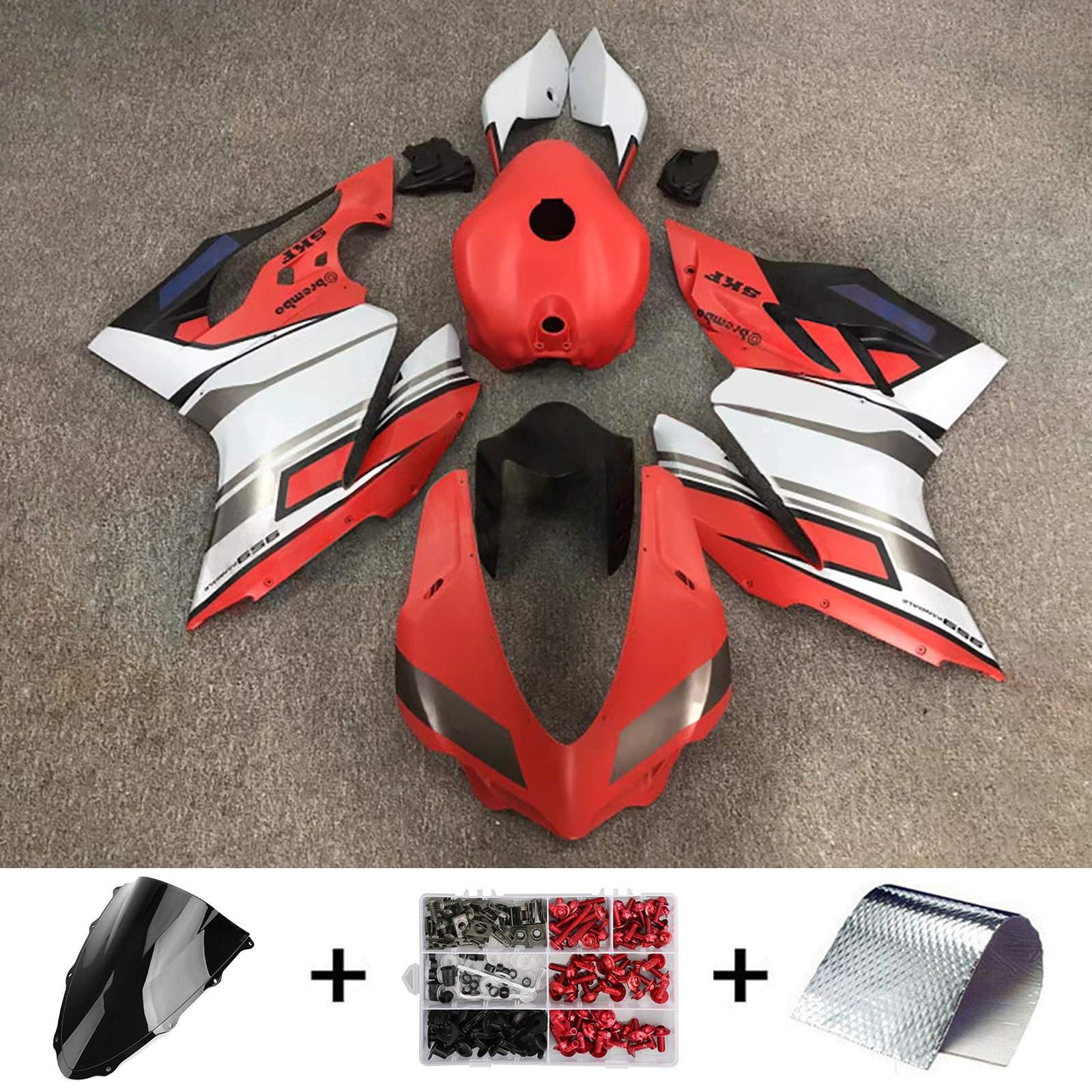 2015-2020 Ducati 1299 Kit de carénage d'injection Bodywork Plastic Abs