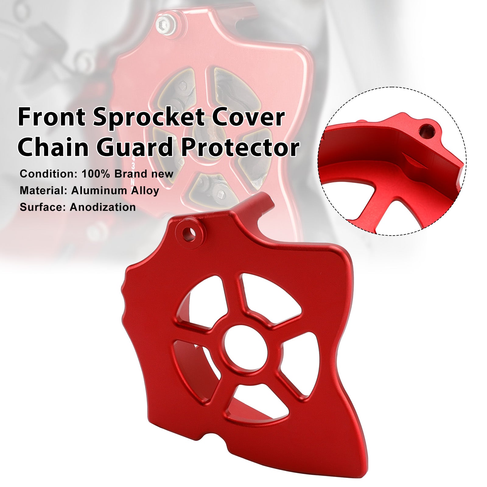 Front Sprocket Cover Chain Guard Protector For Honda XR650L 1993-2025