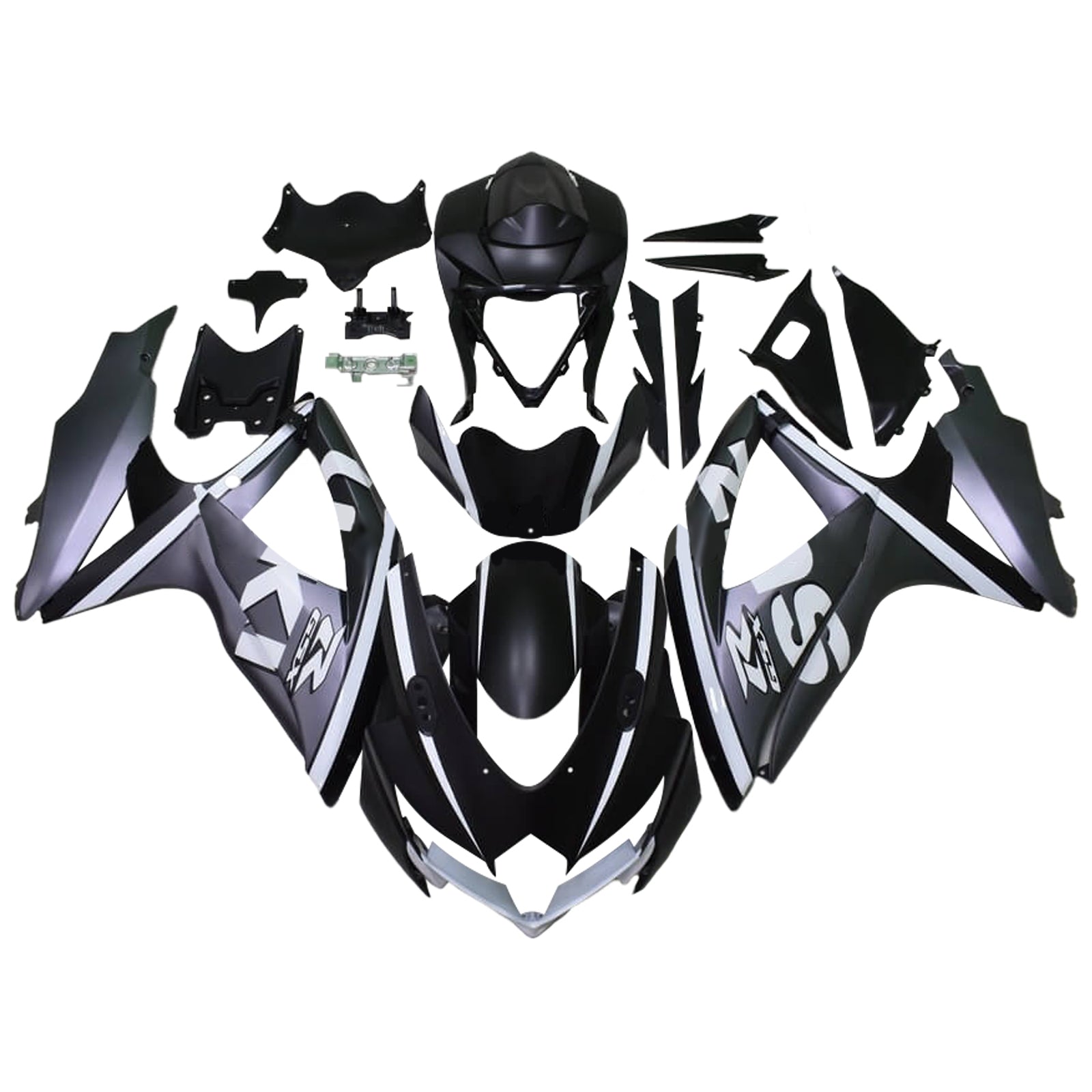 2008-2010 Suzuki GSXR 600/750 K8 Injeksjon Fairing Kit karosseri plast abs ABS