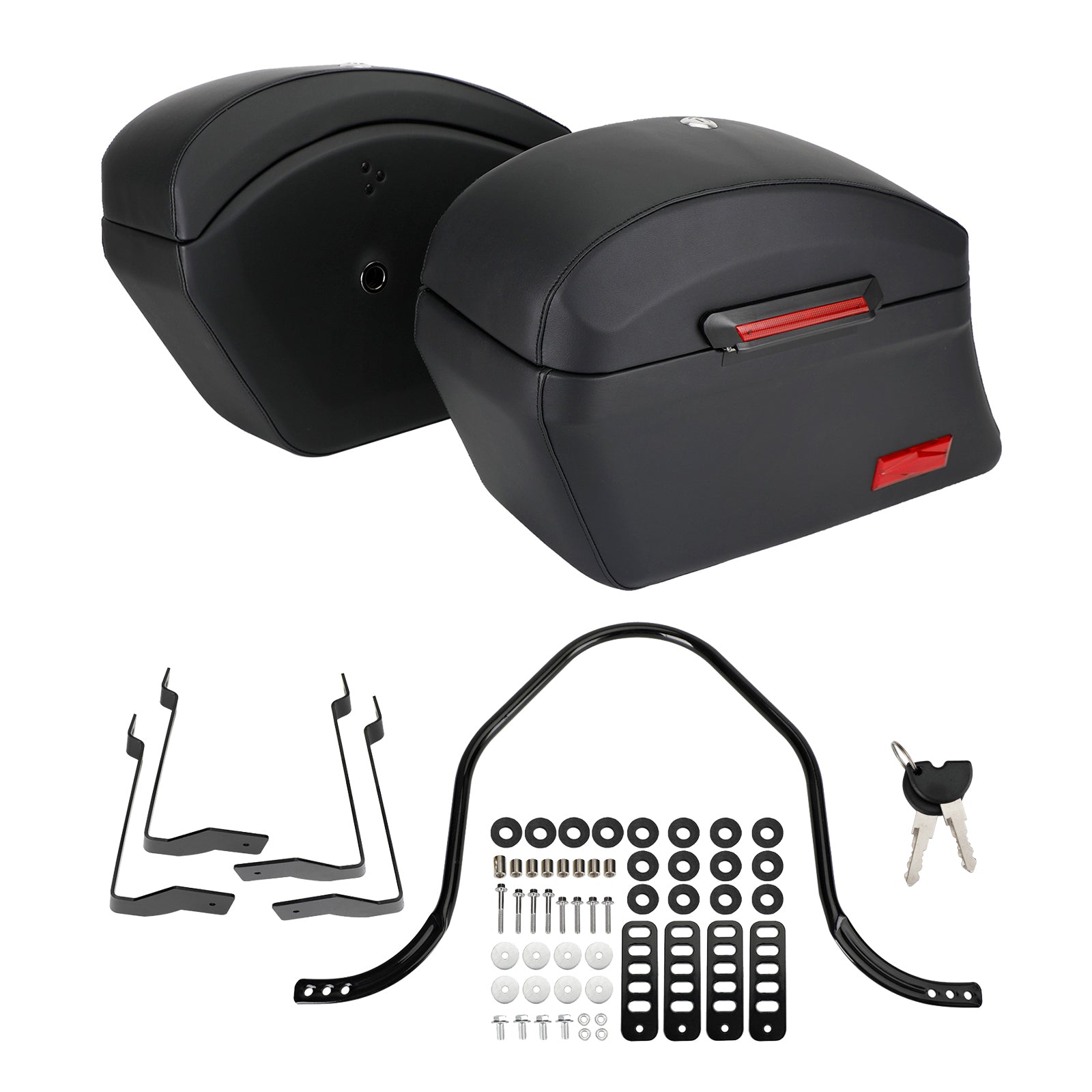 Kit de montaje de alta resistencia & Alforjas rígidas para Fat Boy Softai Road King