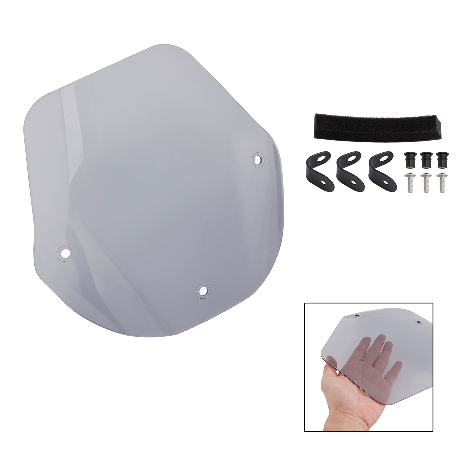 Windshield WindScreen + Bracket fit for Suzuki GSX-8S 2023-2024