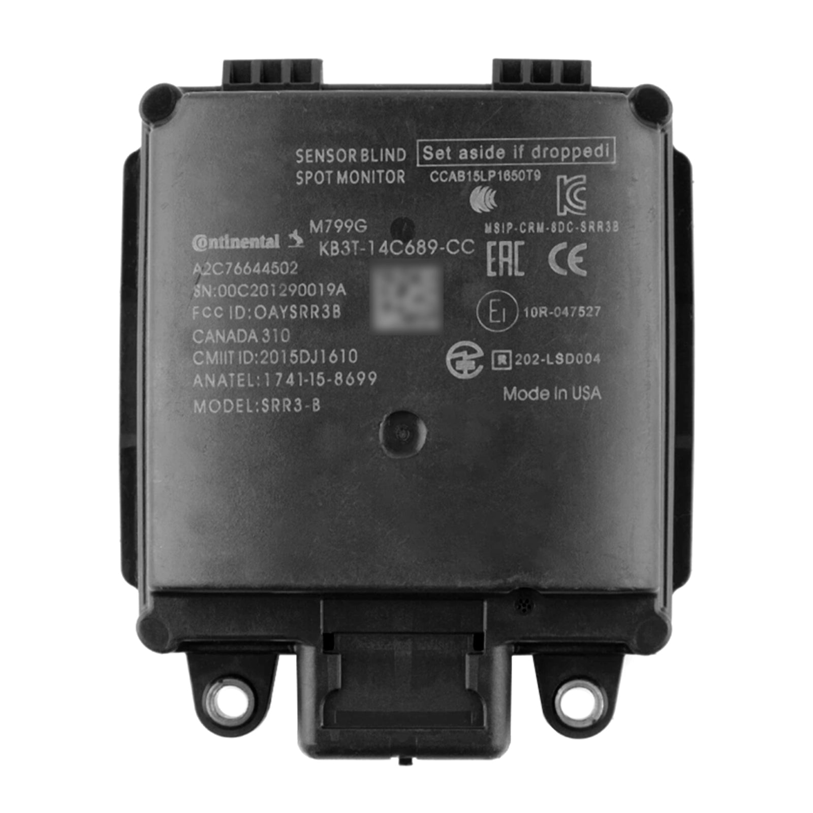 2019-2022 Ford Transit-150 Zadný slepý bodový radarový snímač KB3Z-14C689-B