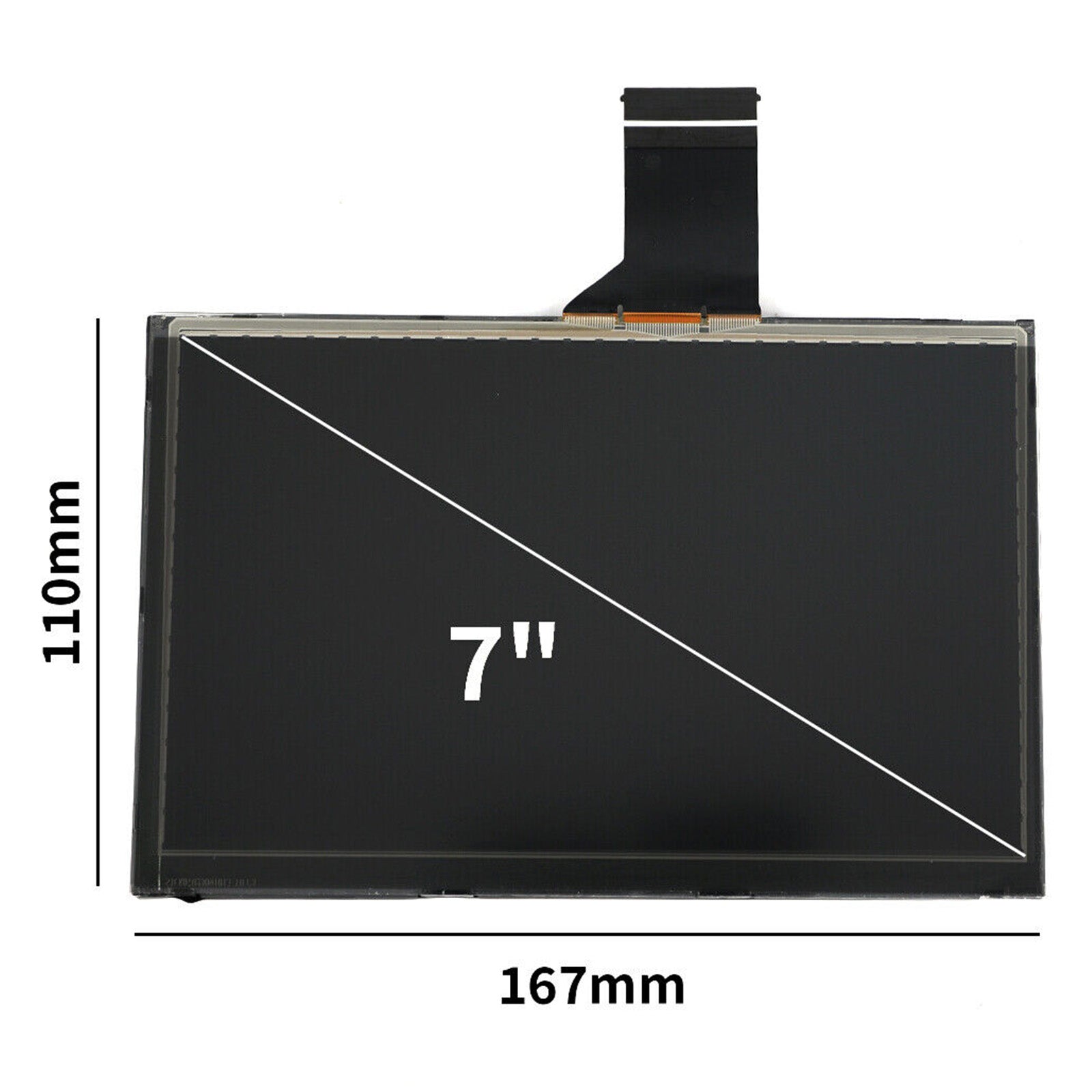 Jeep Compass 2017-2020 7" Rádio navegação com tela sensível ao toque LCD ACT3S5370FPC-A1-E