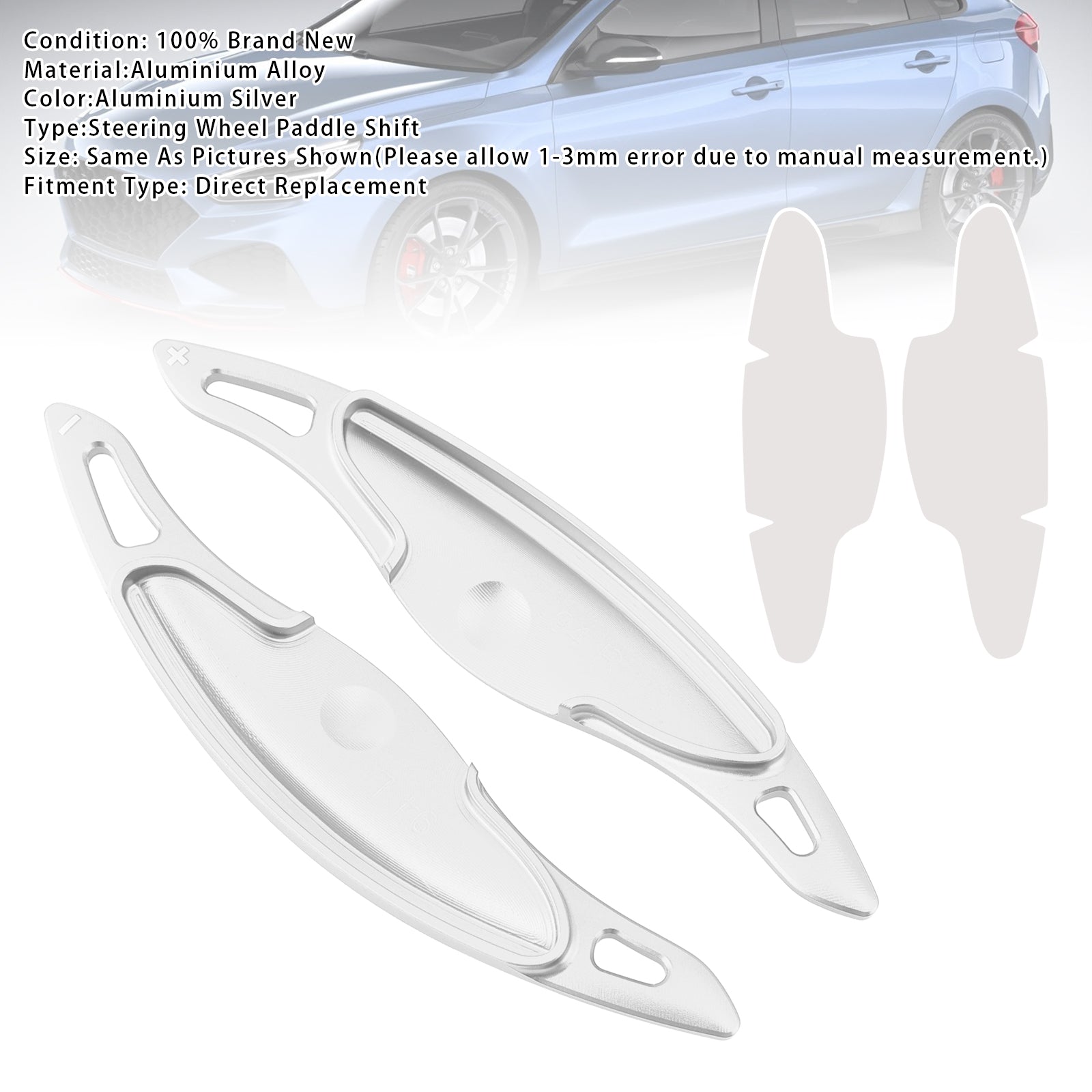 Stuurwiel schakelpeddelverlenging voor Hyundai Elantra i30 aluminium