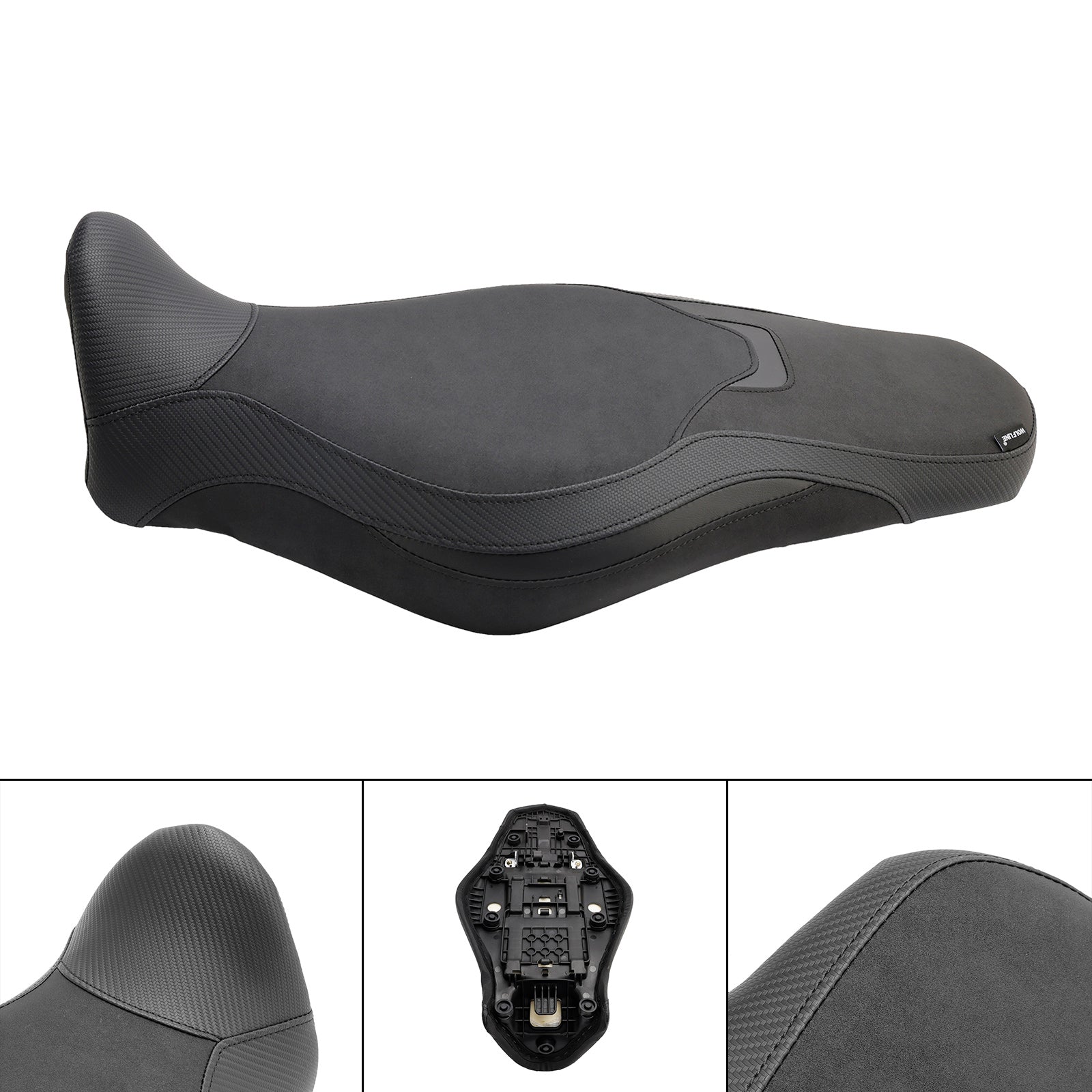 2021-2023 Yamaha Mt-09 Mt-09Sp Asiento del pasajero delantero Cojín trasero Gris