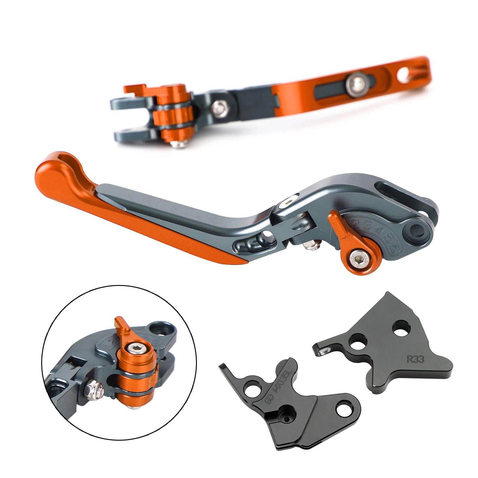 2005-2014 YAMAHA YBR125 Adjustable Clutch Brake Lever