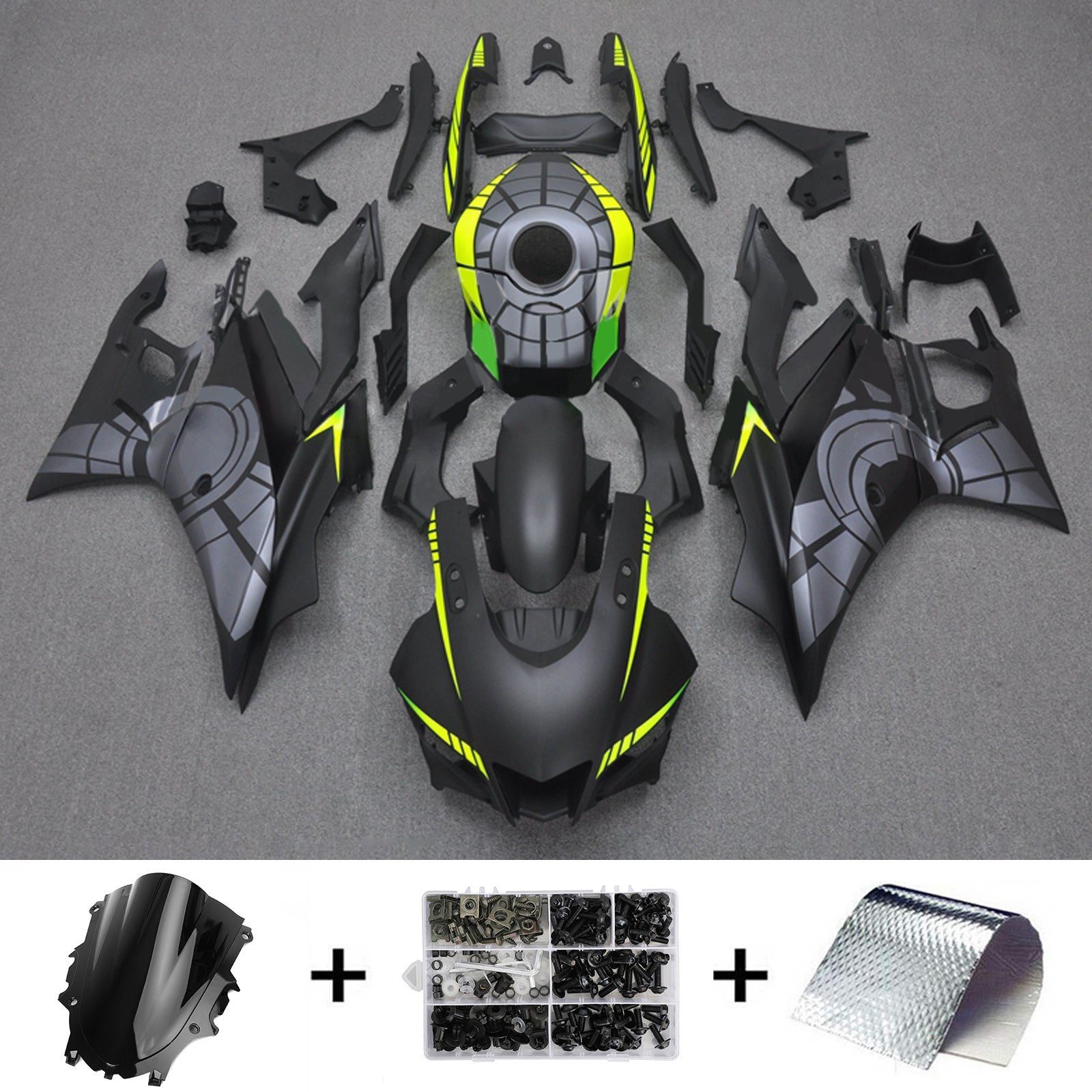 2022-2023 YAMAHA YZF-R3 R25 injektionsmässa kit Bodywork Plastic ABS