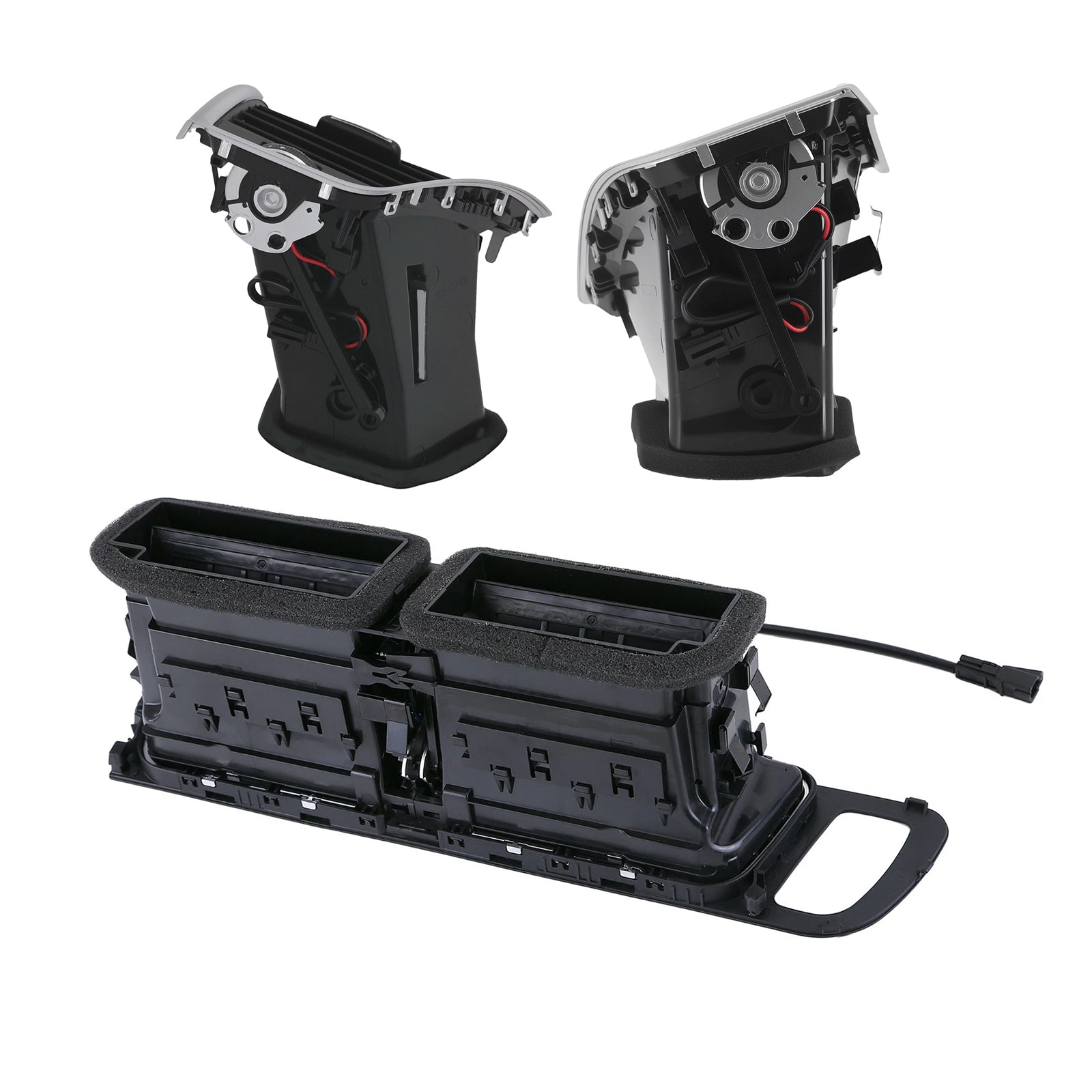 For Audi Q5 8RB 2.0 3.0 TDI quattro 2009-2017 3pcs Center Panel Dash Louver Air Vent A/C Outlet 8R1820901 8R1820951