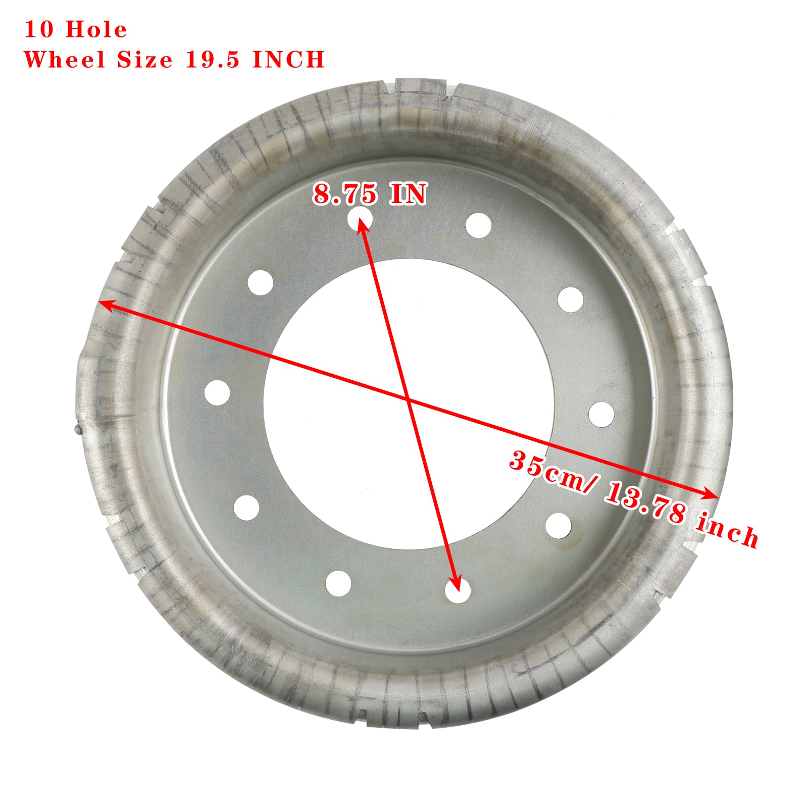 2005+ F-450/F-550 wielbalancer 400-422 (SET VAN 2)