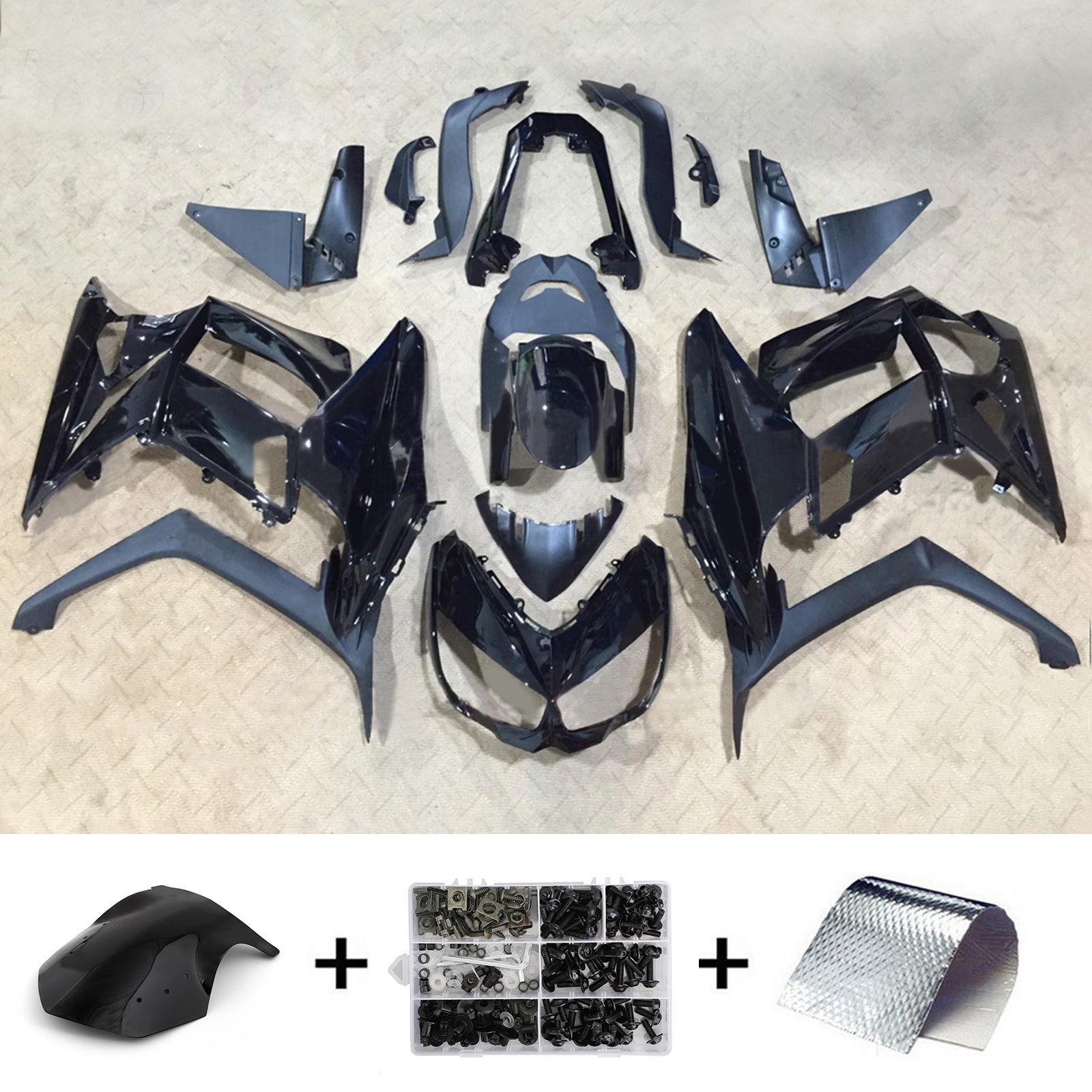 Injection Fairing Kit Bodywork Plastic ABS fit For Kawasaki Z1000SX 2010-2015