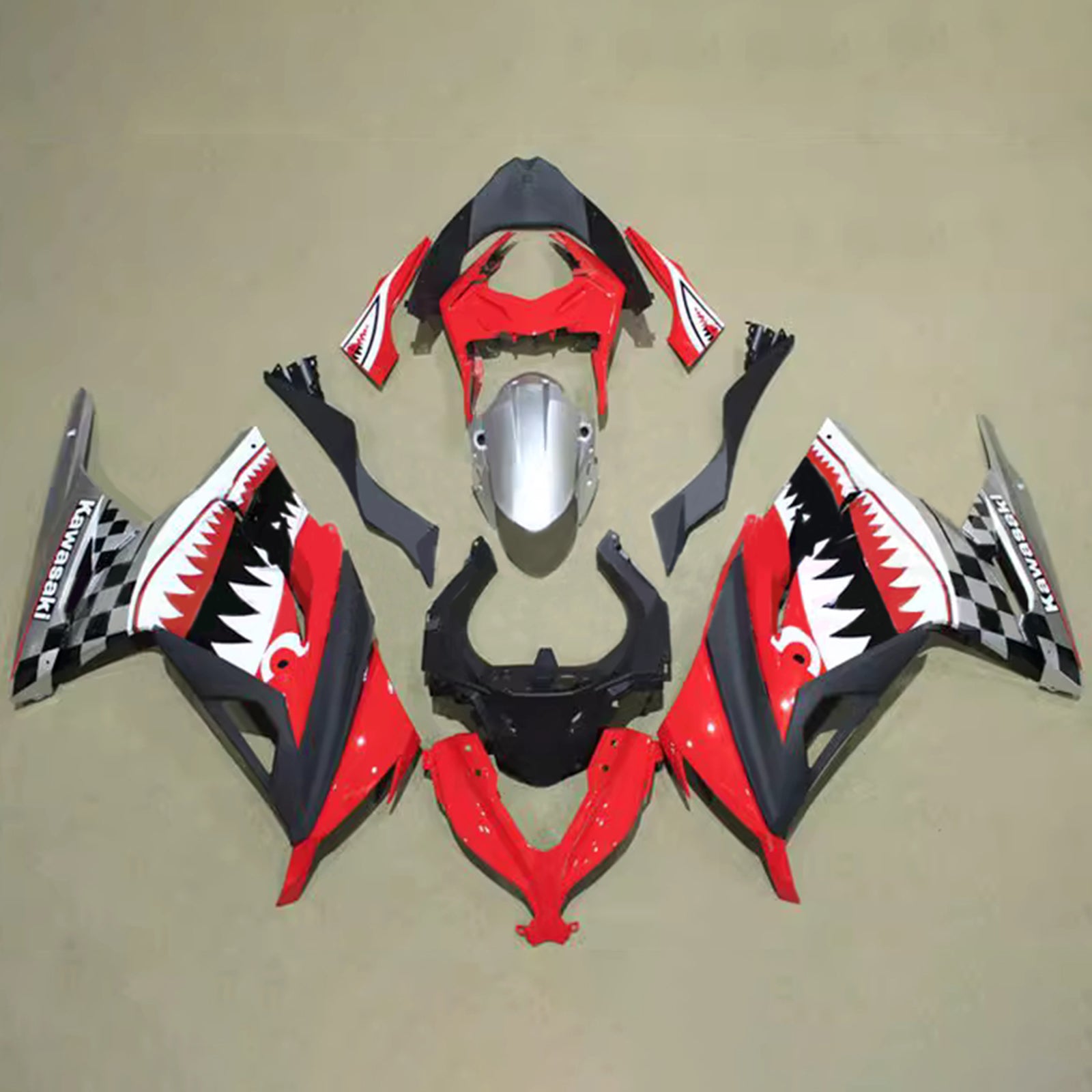 Kit carena iniezione carrozzeria in plastica ABS adatta per Kawasaki EX300 Ninja 300 2013-2024