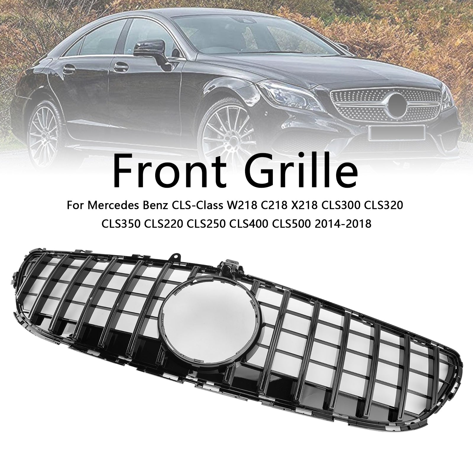 Mercedes Benz triedy CLS 2015 – 2018 W218 Mriežka predného nárazníka CLS350 A2186200291