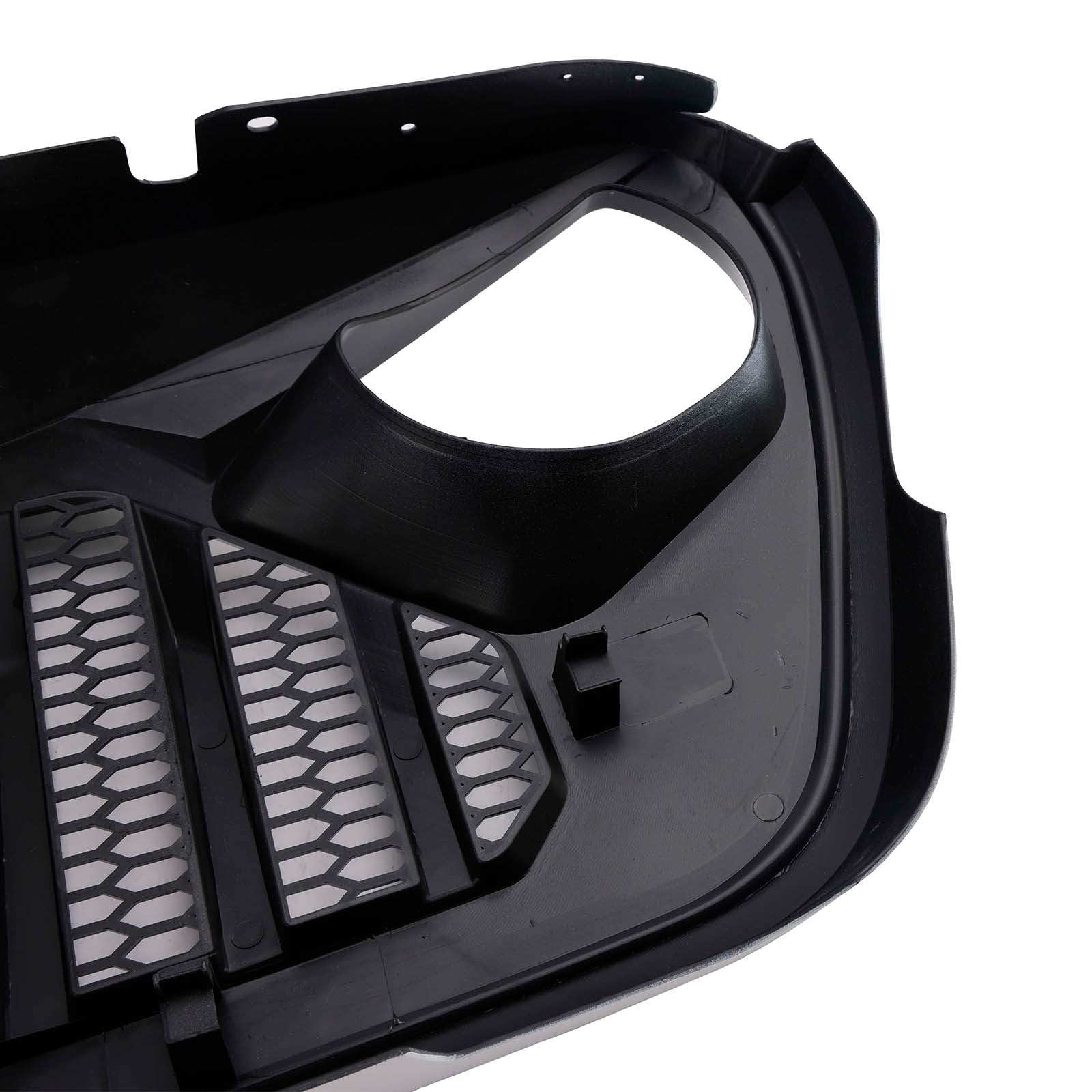 2018-2023 adapté pour Jeep Wrangler JL JT blanc & noir calandre avant Vader Grille de pare-chocs