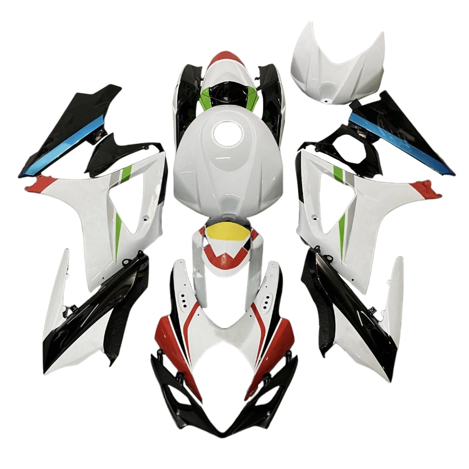 Kit de carénage d'injection carrosserie plastique ABS pour Suzuki GSXR1000 2007-2008 K7