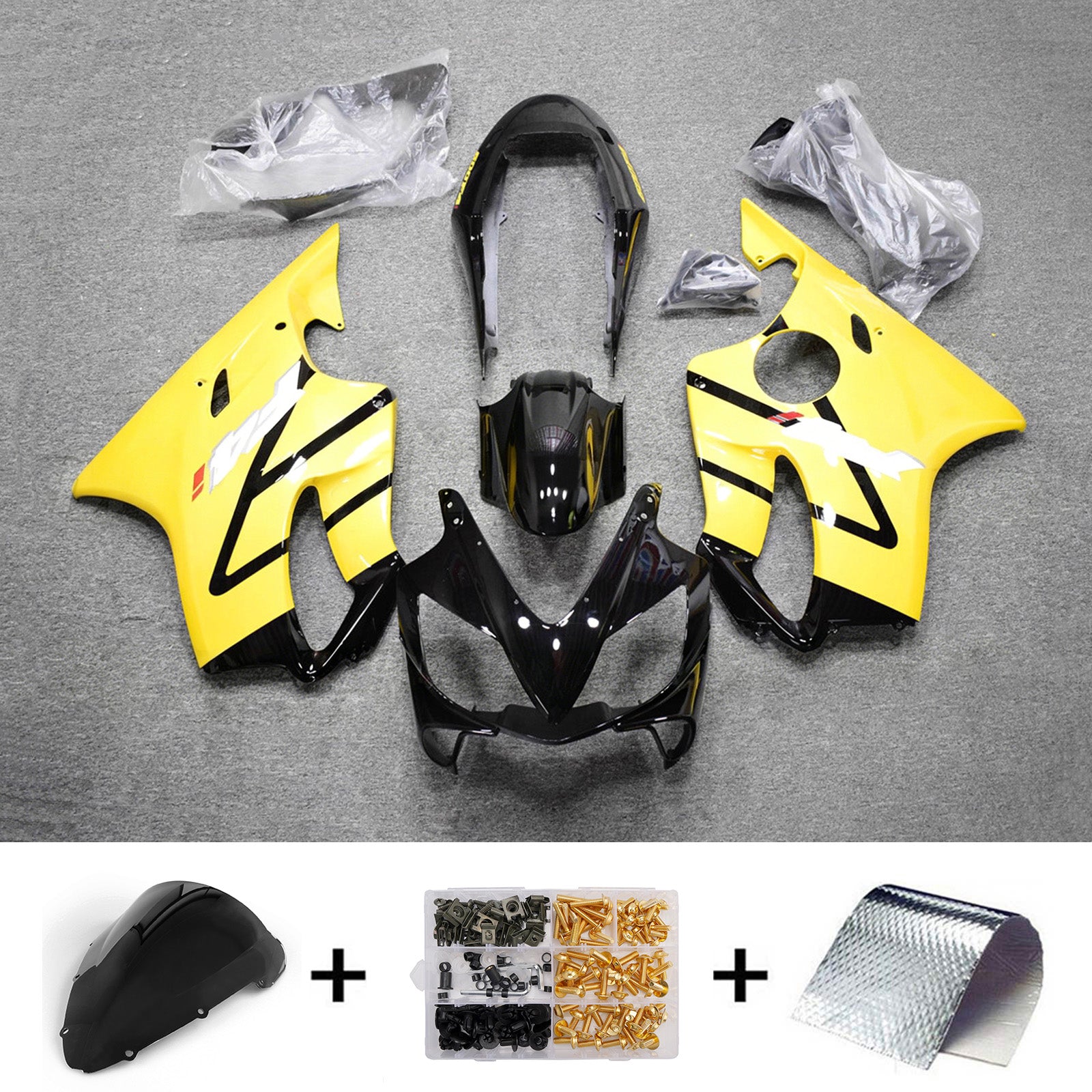 Injection Fairing Kit Bodywork Plastic ABS For Honda CBR600 F4i 2004-2007