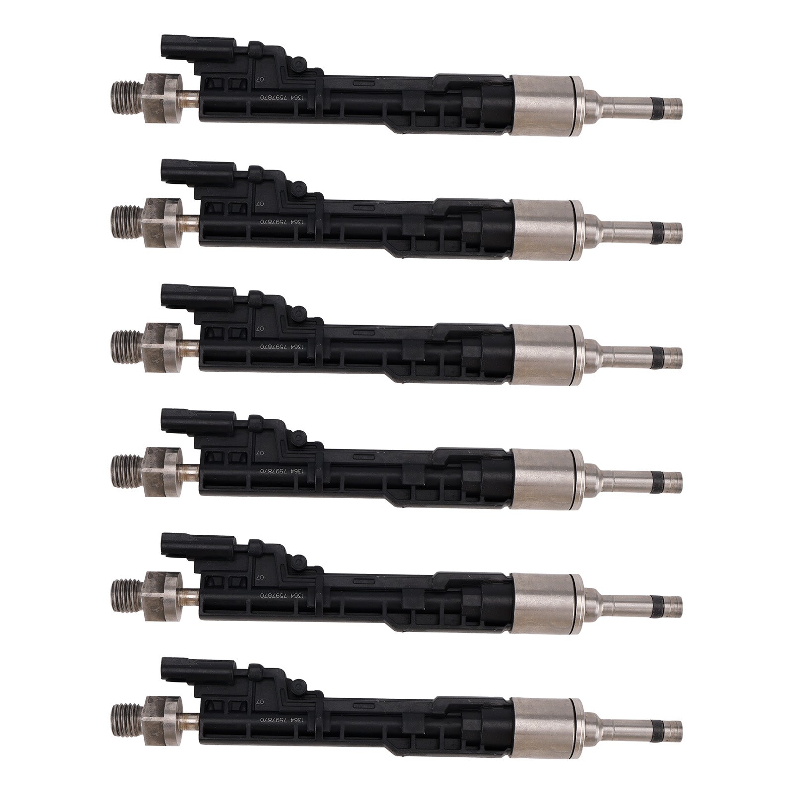 6Pcs Fuel Injector For BMW 5 Series GT 2011-2016 X5 2011-2013 0261500109