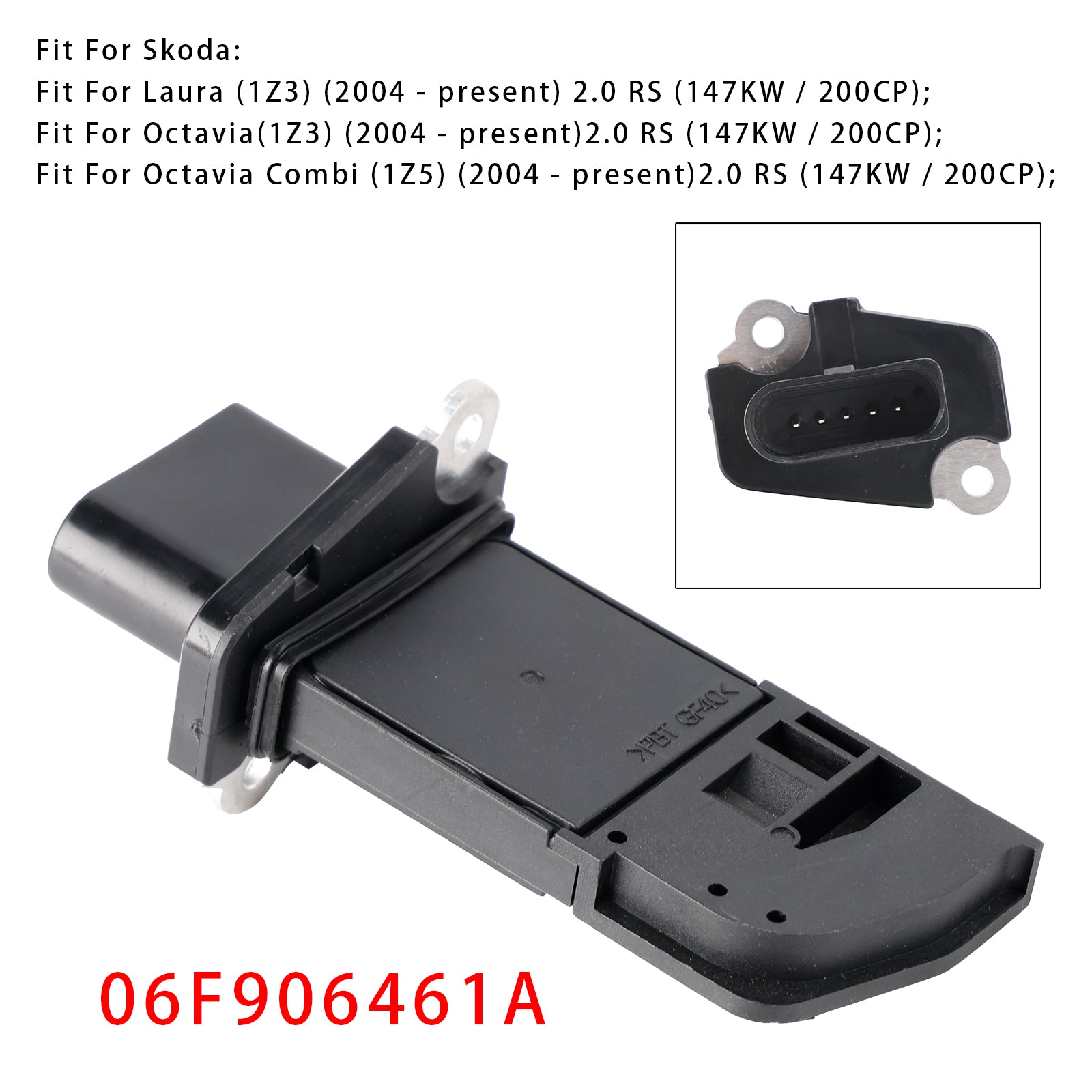 Luchtmassameter Sensor Voor Audi A4 B7 S3 TT VW Golf GTI 2.0 T 06F906461A