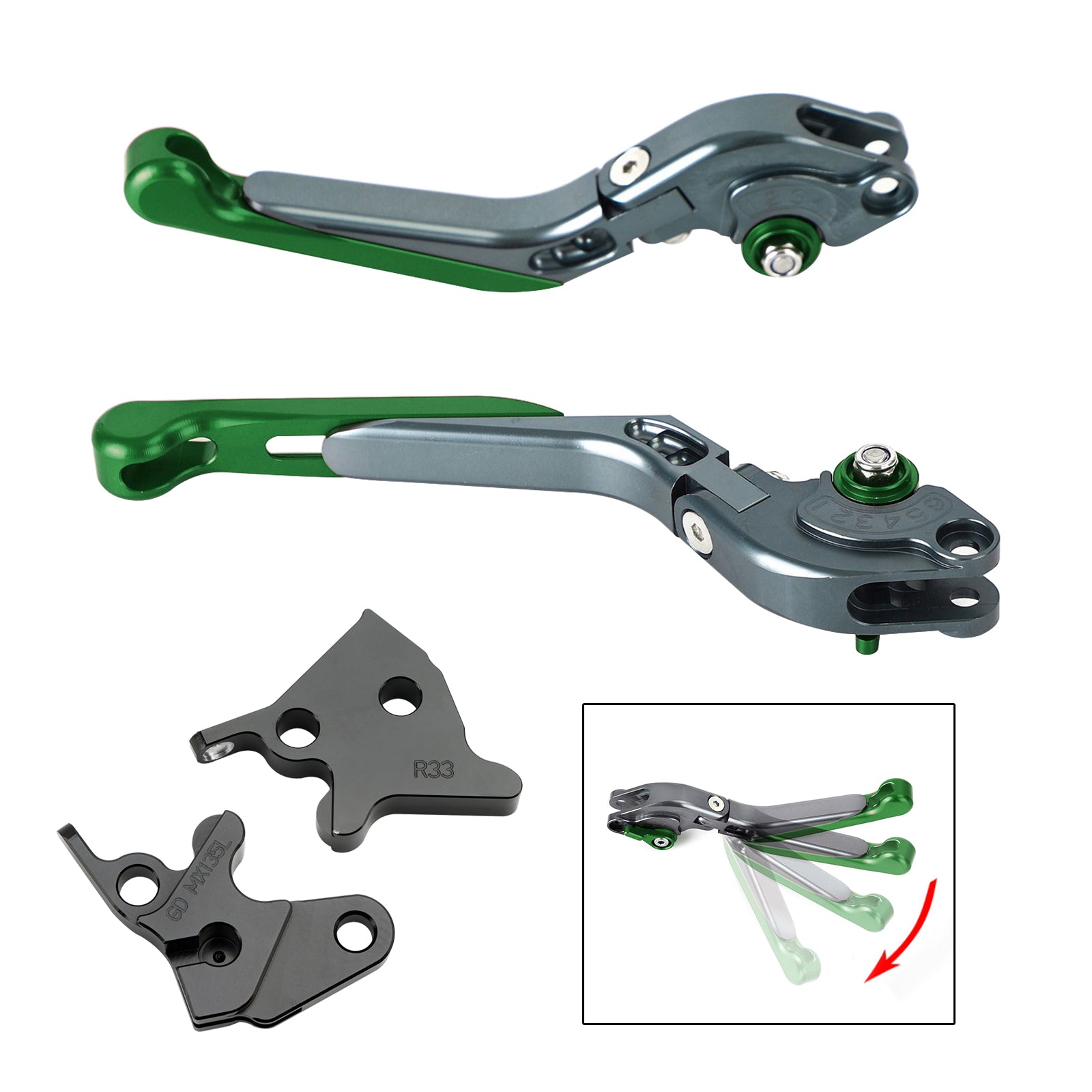 2005-2014 YAMAHA YBR125 Adjustable Clutch Brake Lever