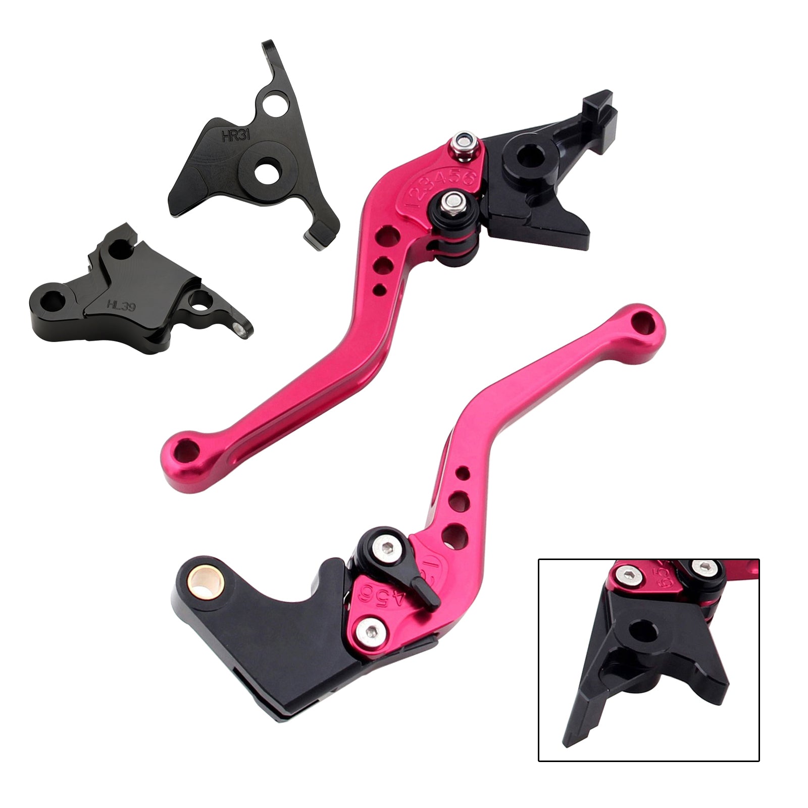Nouveau levier de frein d'embrayage court adapté pour CFMOTO 450SS 450SR 21-23 450NK 23-24