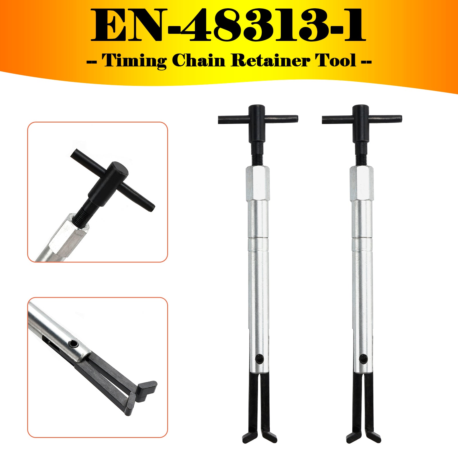 2pcs Timing Chain Retainer Tool for Chevy Camaro Impala 3.6L EN-48313-1