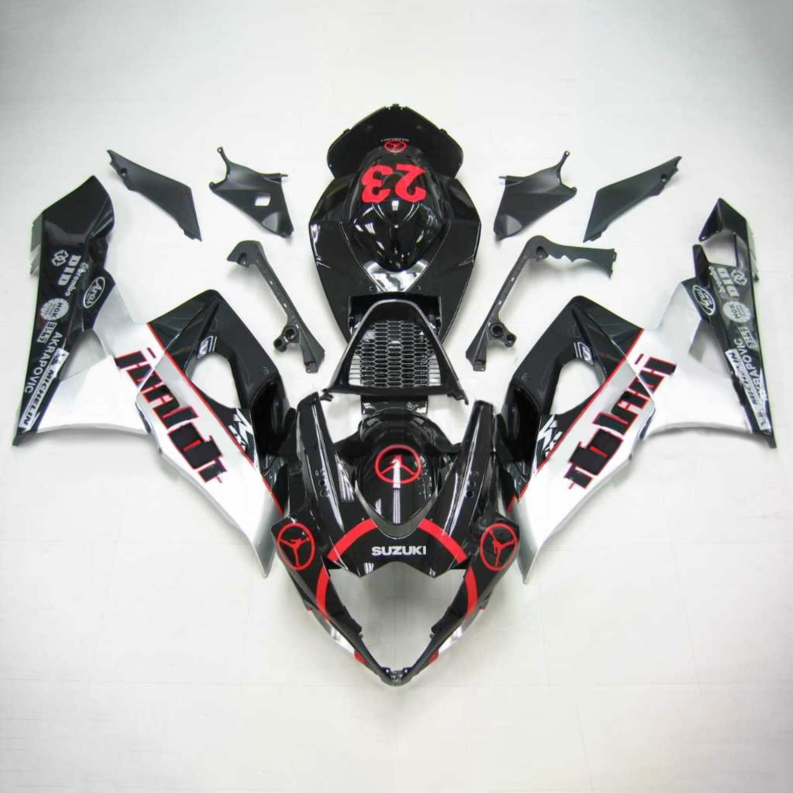 G PACK GSX-R1000 K5 2005 Scorpion RP-1 GP Carbon Round Exhaust - Suzuki GSXR 1000 K5-6 2005 - 2006  (Default Title)