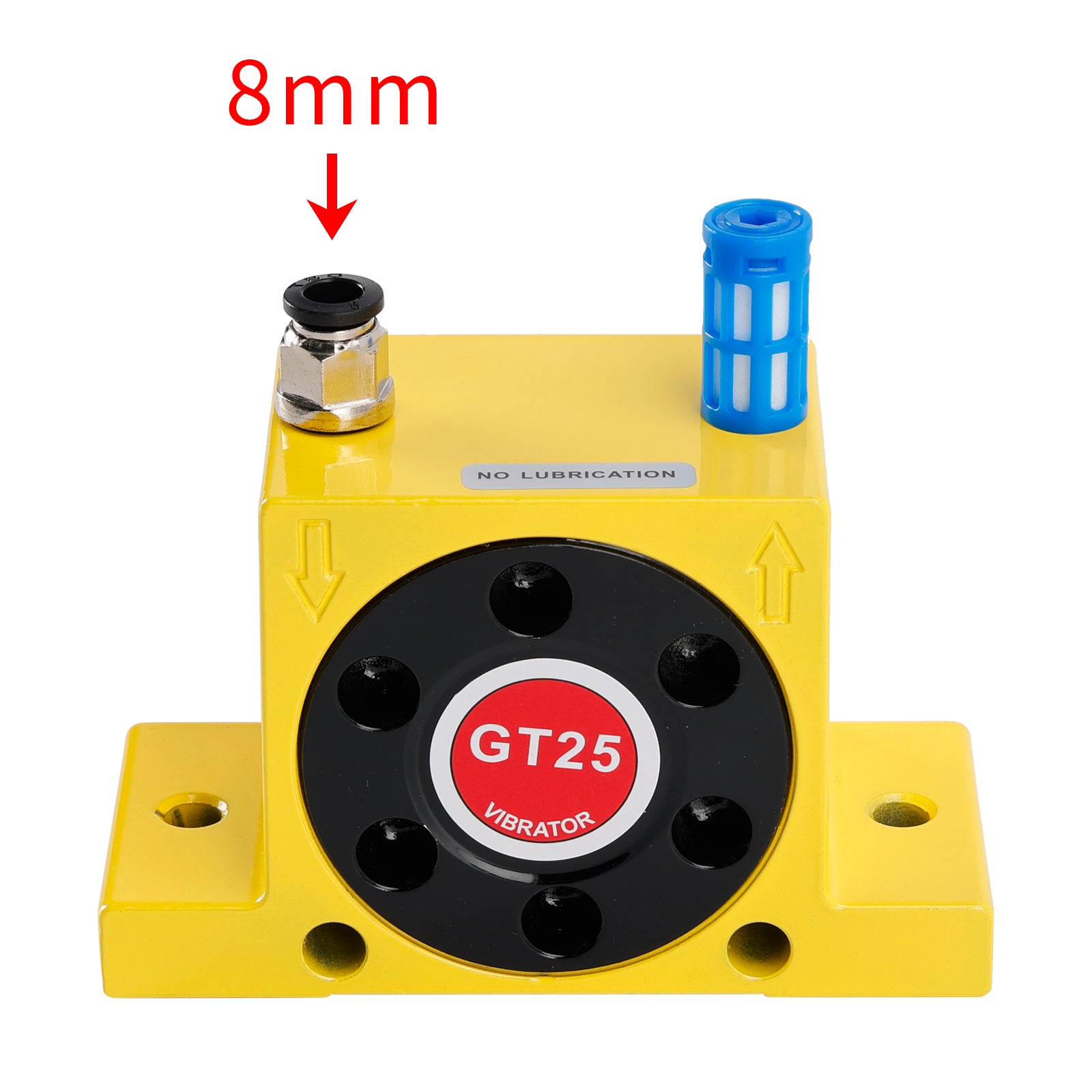 Pneumatische turbinevibrators GT8/10/13/16/20/25 Stille gouden industriële vibrator