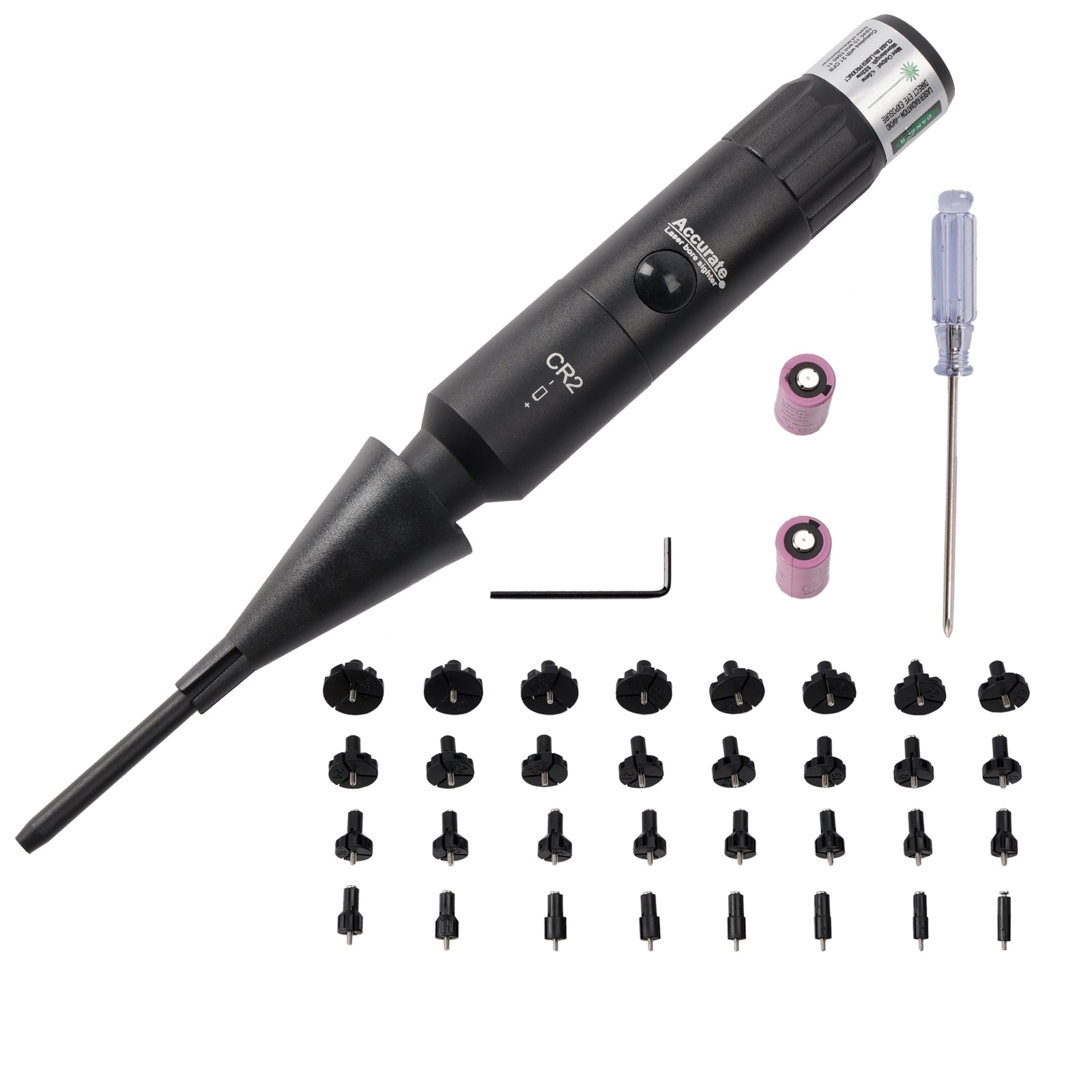 Professional Laser Bore Sight Kit Multiple Caliber Upgraded Green Bore Sighter