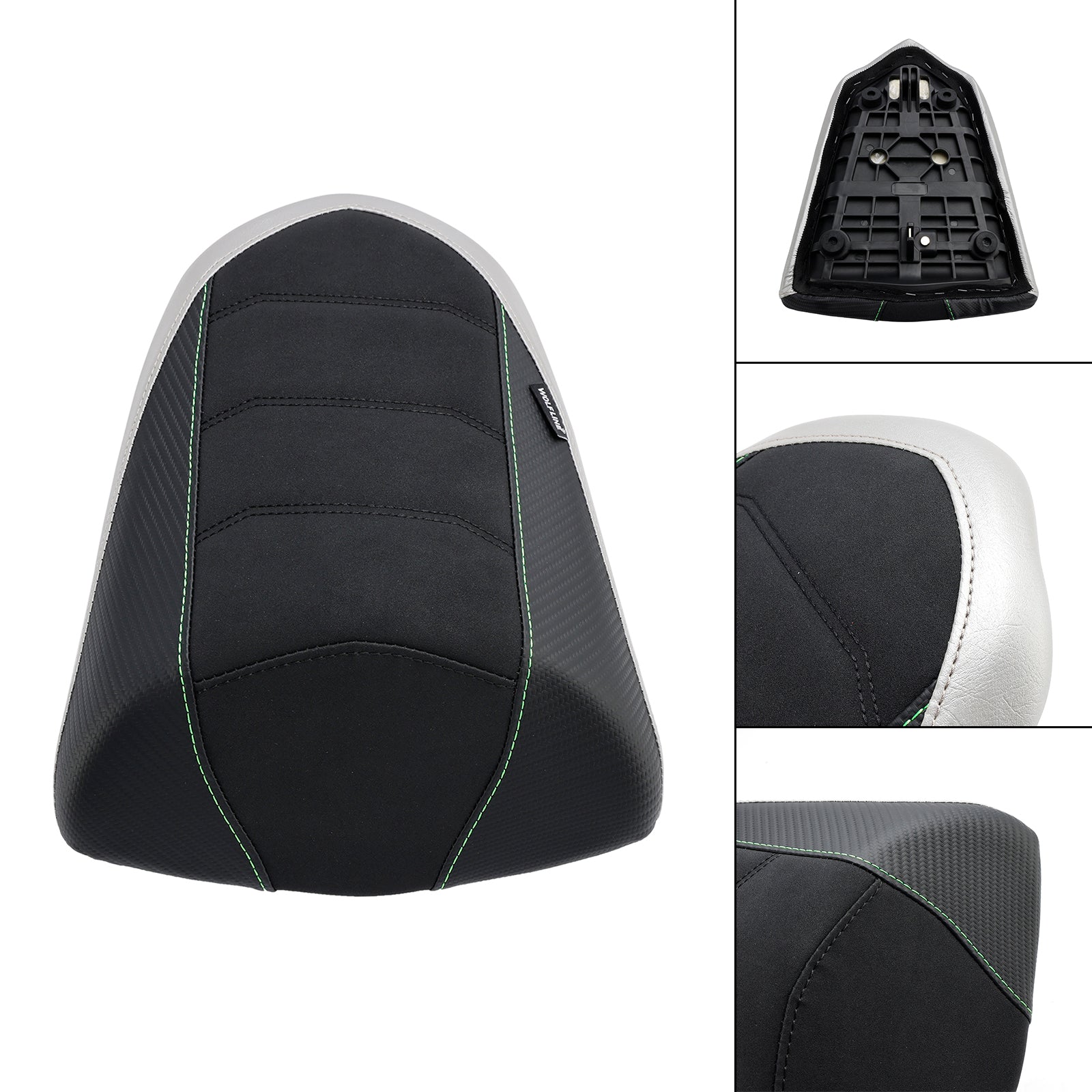 2022-2023 KAWASAKI Ninja 1000SX Coussin de siège passager arrière plat vert