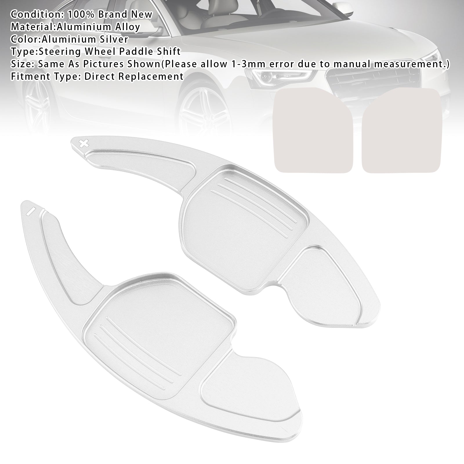 Extensión de palanca de cambios del volante para Audi A3 A4 A5 A6 A8