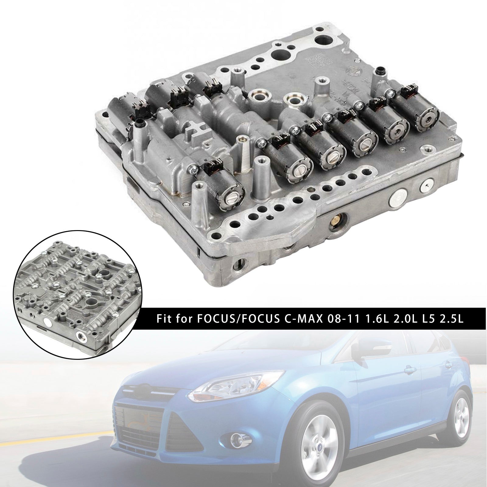 2010-2011 Land Rover Freelander (LR2) 2.0L 2.2L girkasse Transmission Valve Body Mps6 6DCT450 7M5R-7H035-CA