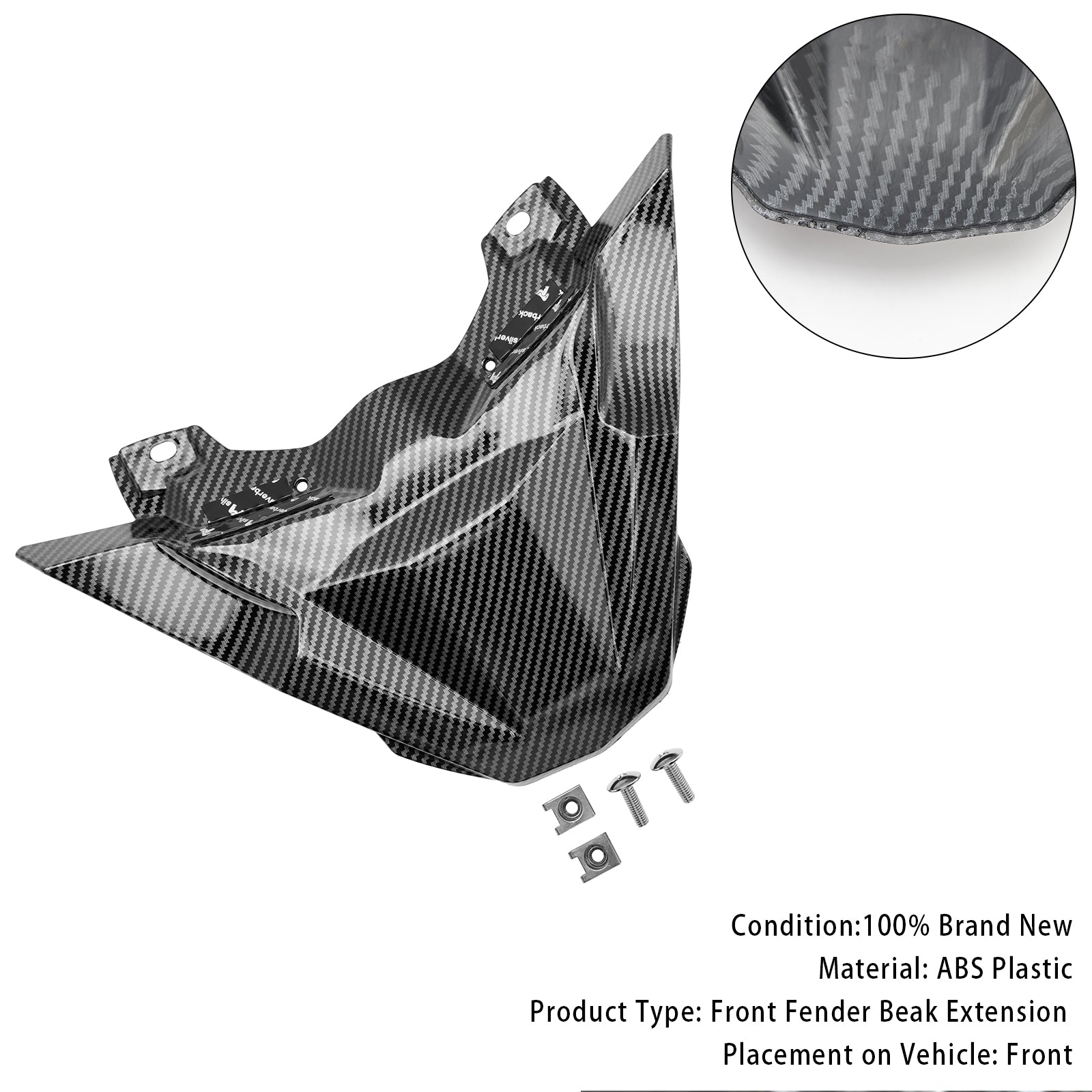 2023-2024 Honda ADV 160 voorsnavelverlenging neuspaneel kuip