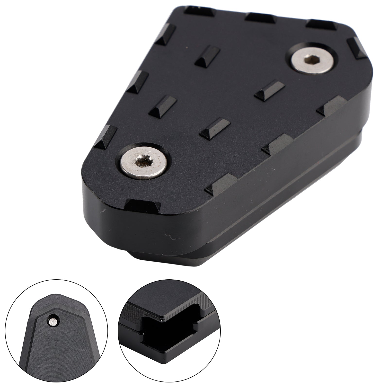 CNC brzdový pedál predĺženie PEG PEG Enlarger Pad pre Multistrada 950 1200 1260 Striebro