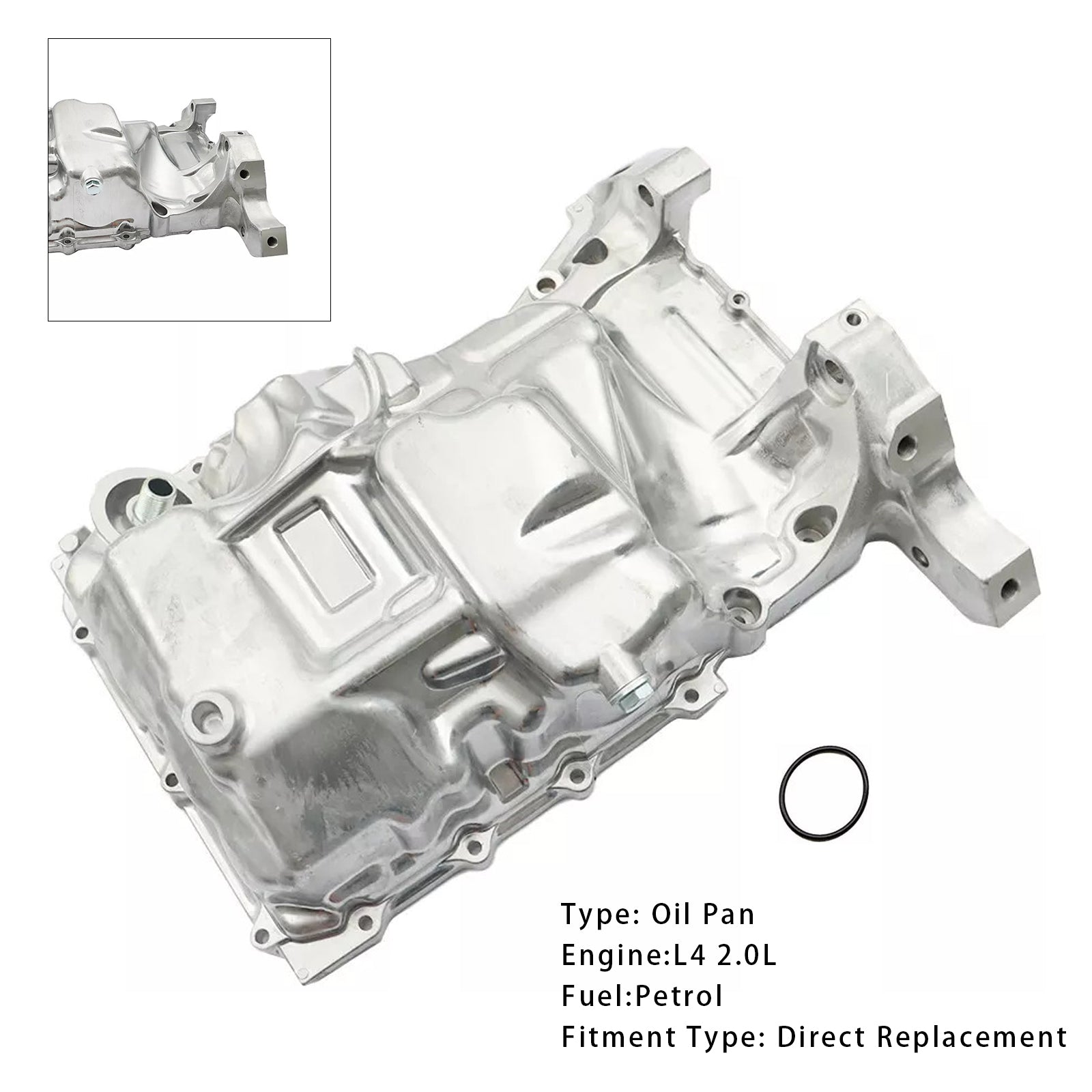 2016-2020 Honda Civic 2.0L Pan d'huile moteur à essence 112005baa00 Hop39a