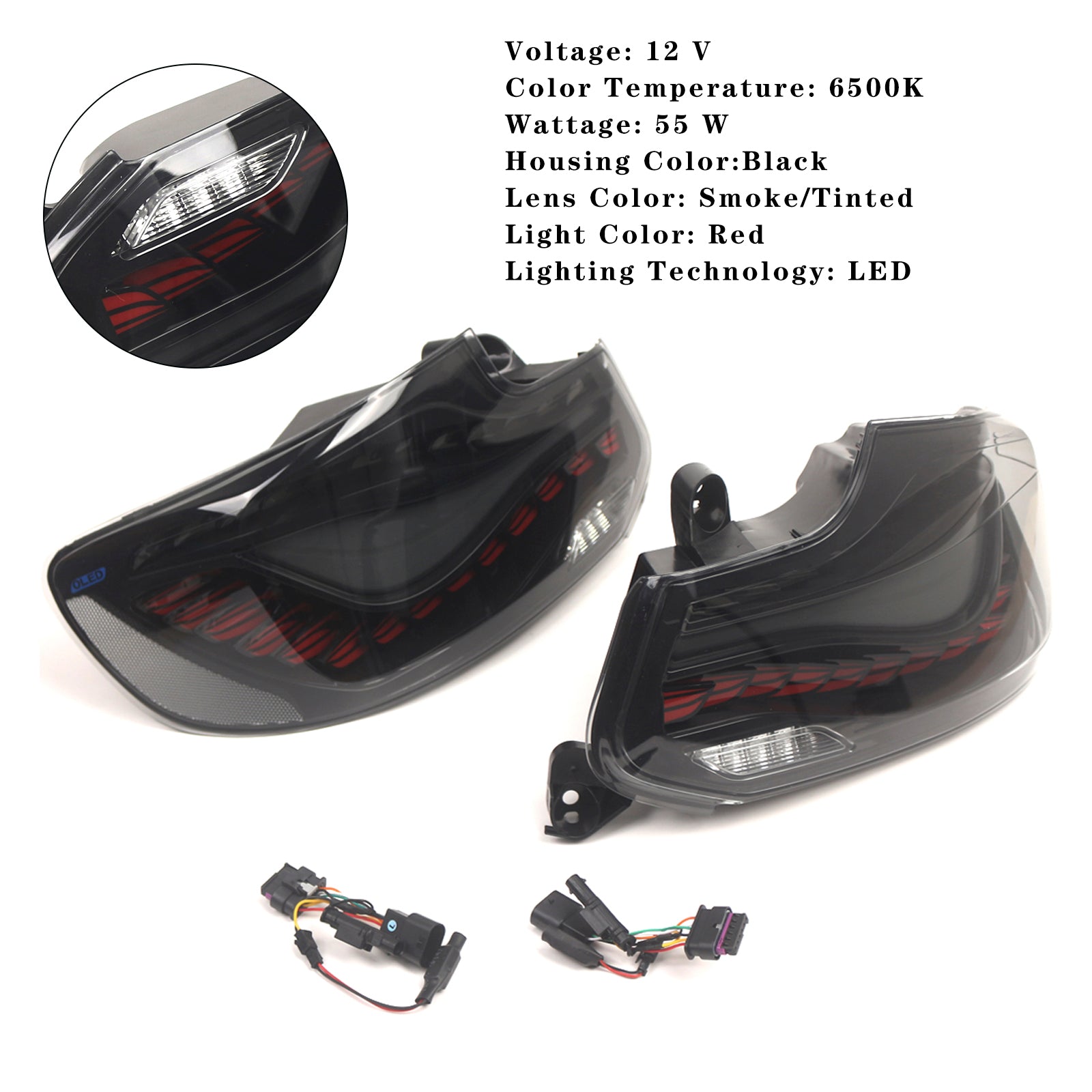 L&Zadné svetlá R s dymovými LED diódami pre BMW 2 F22 F23 F87 14-20