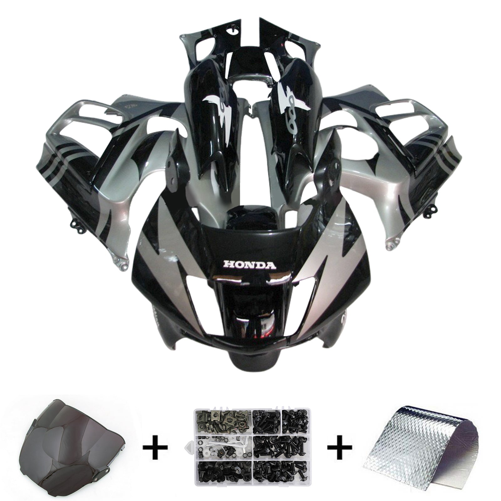 1997-1998 Honda CBR600 F3 Kit de carenado de inyección Carrocería Plástico ABS