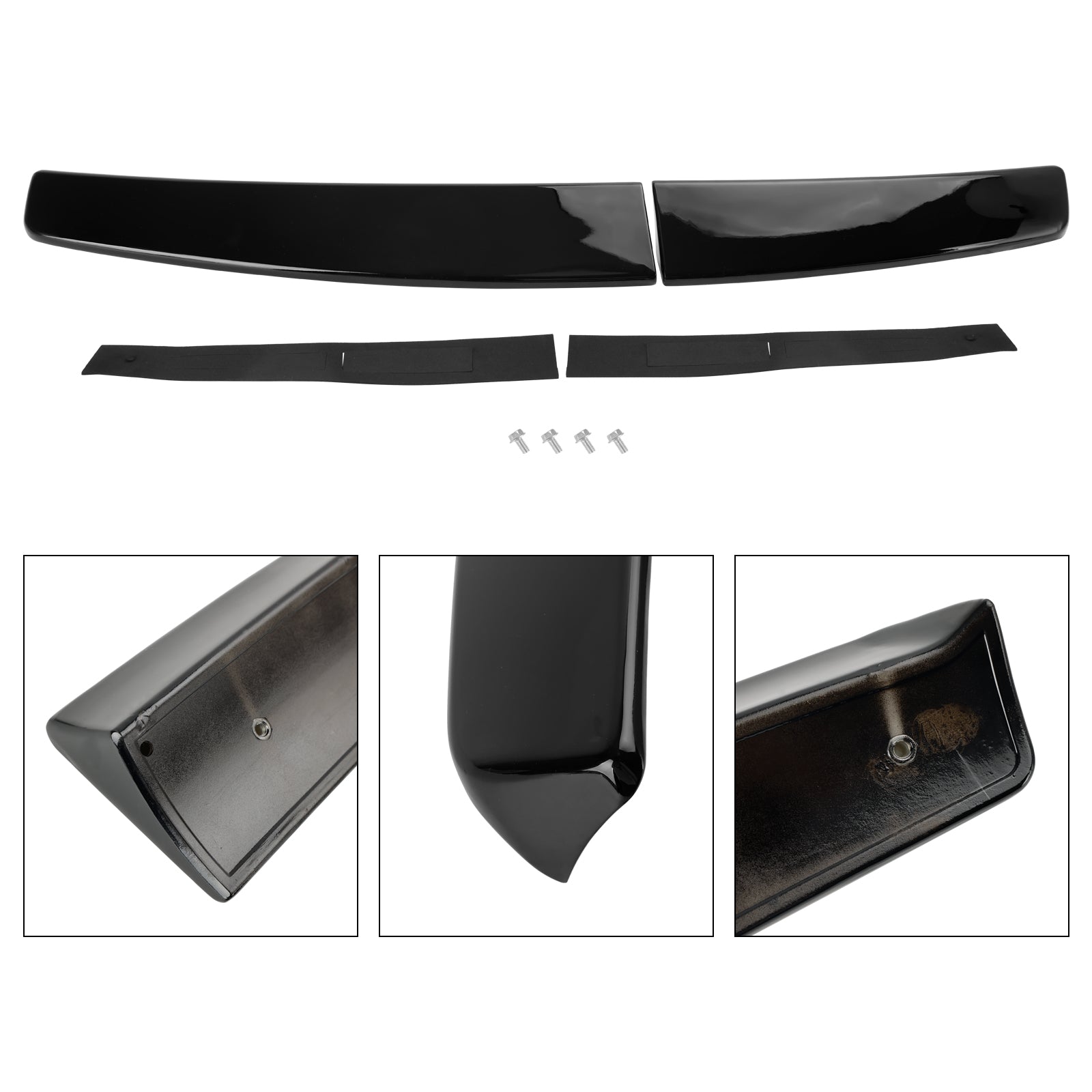 VW Caddy uit 2005-2018 & Caddy Maxi Gloss Black Rear Twin Barn Door Trunk Spoiler