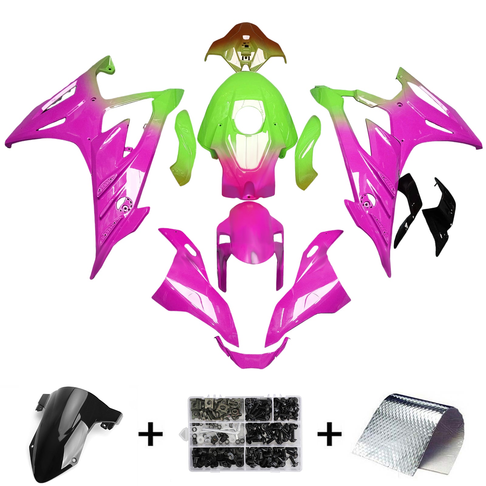 2023-2024 BMW S1000RR Vstrekovanie Kit karoséria Plast ABS