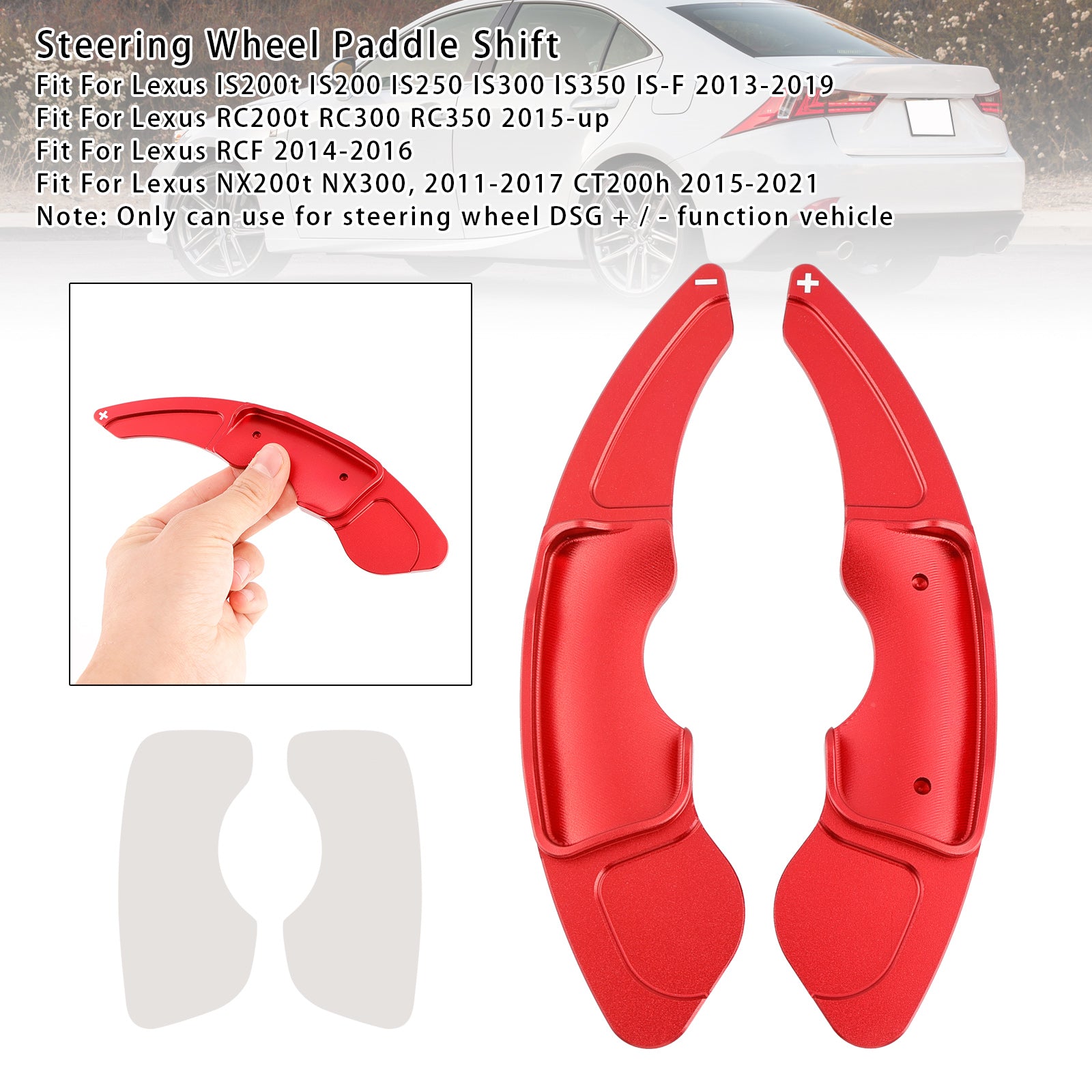 Stuurwielpaddle-shifterverlengingen voor Lexus IS RC RCF NX