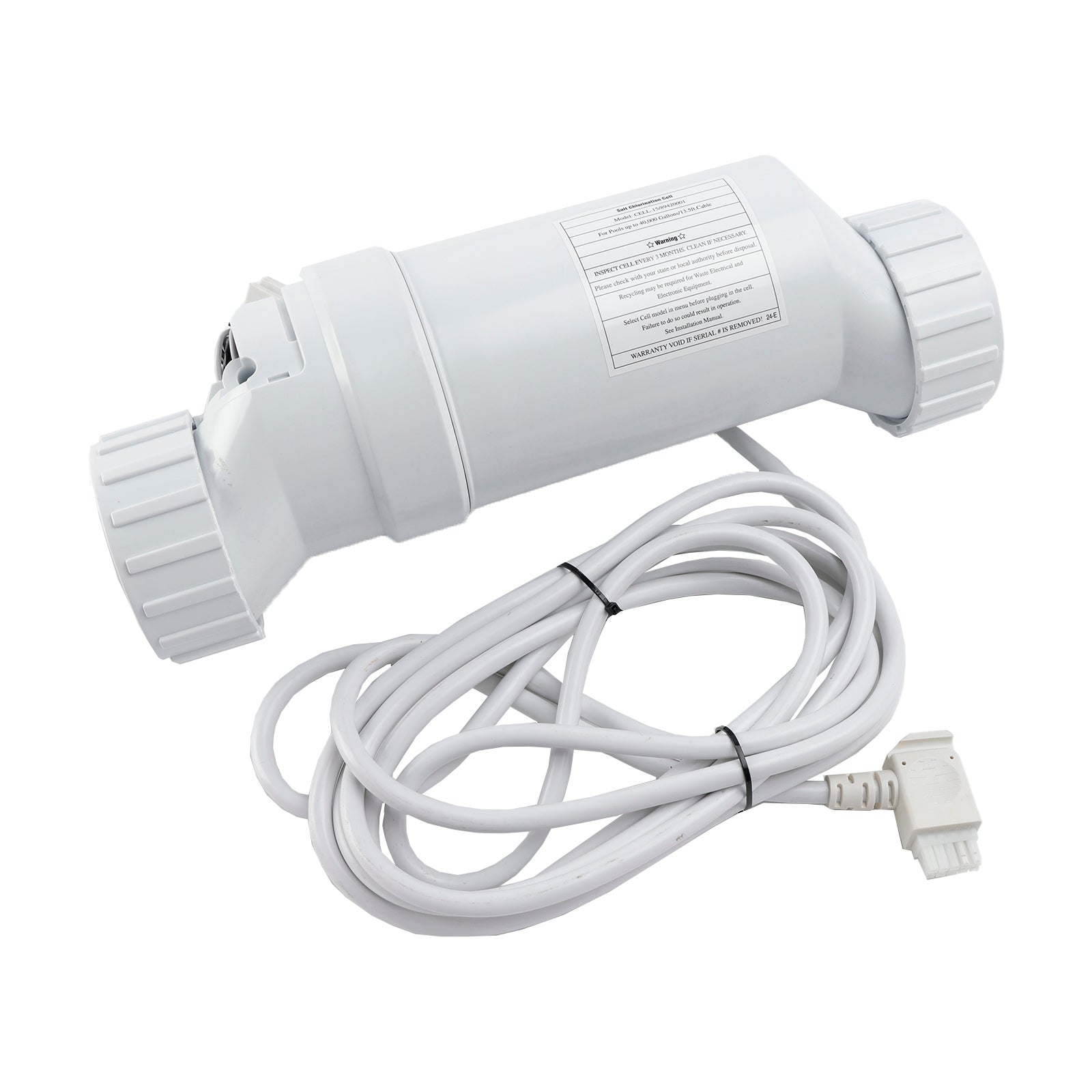 W3Cellule de chloration au sel TurboCell T-CELL-15 adaptée aux réservoirs Hayward jusqu'à 40 000 gallons