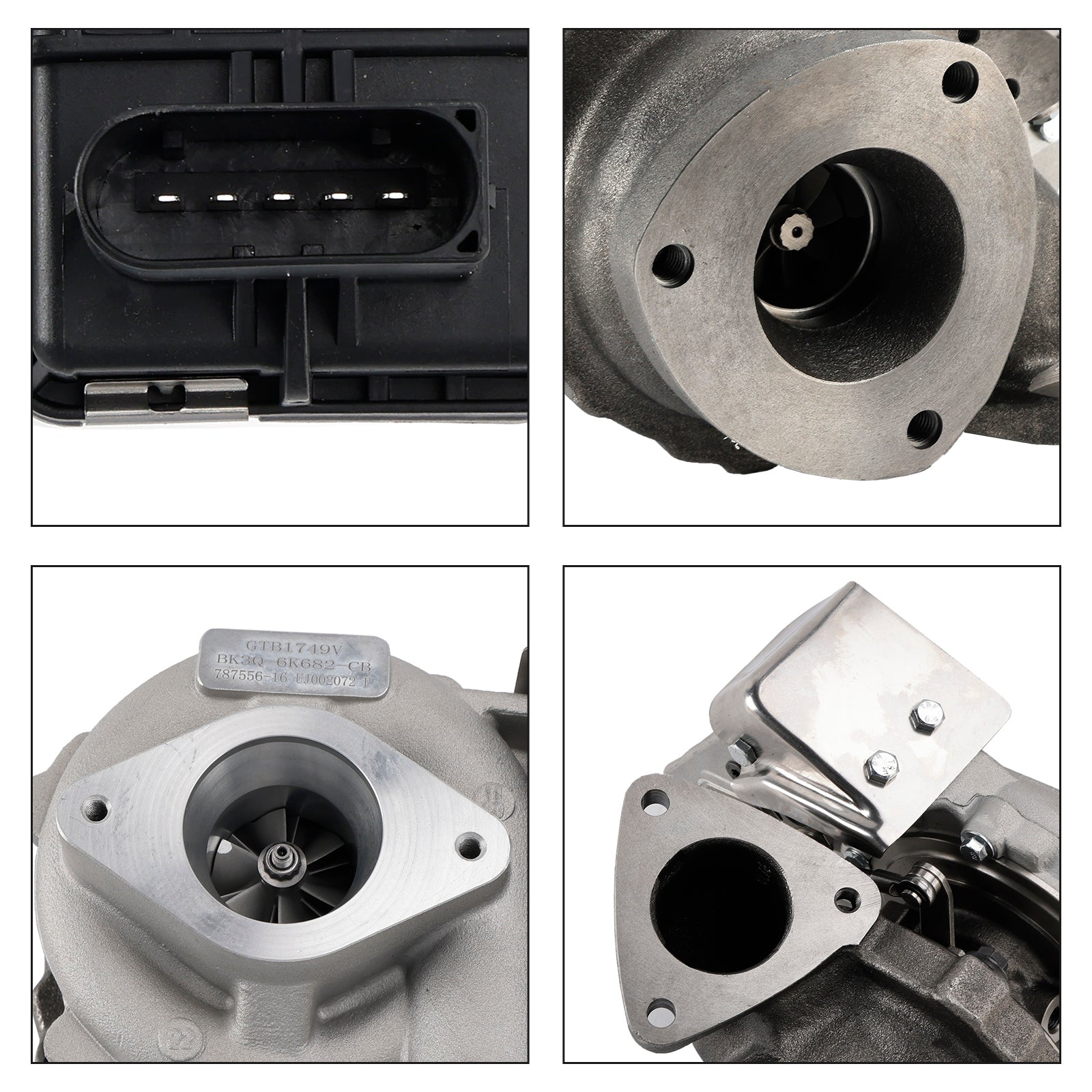 BK3Q-6K682-CB 787556-0016 Turbocharger For Transit 410 430 460 470 Euro5 from 2010-On