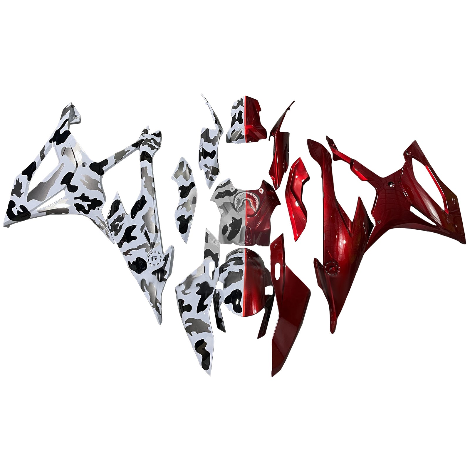 2019-2022 BMW M1000RR S1000RR Kit de carénage d'injection carrosserie plastique ABS