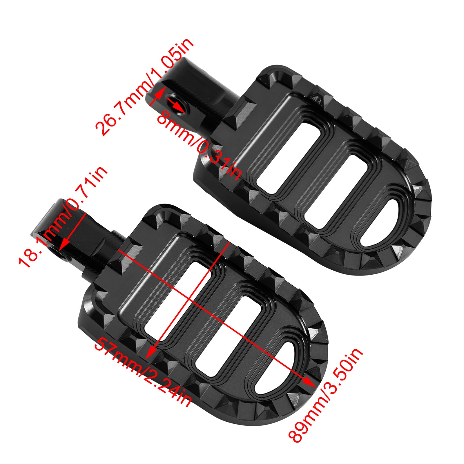 Predné/zadné nohy Foot Peg Fit for Meteor 350 2021-2023 Classic 350 2022-2023