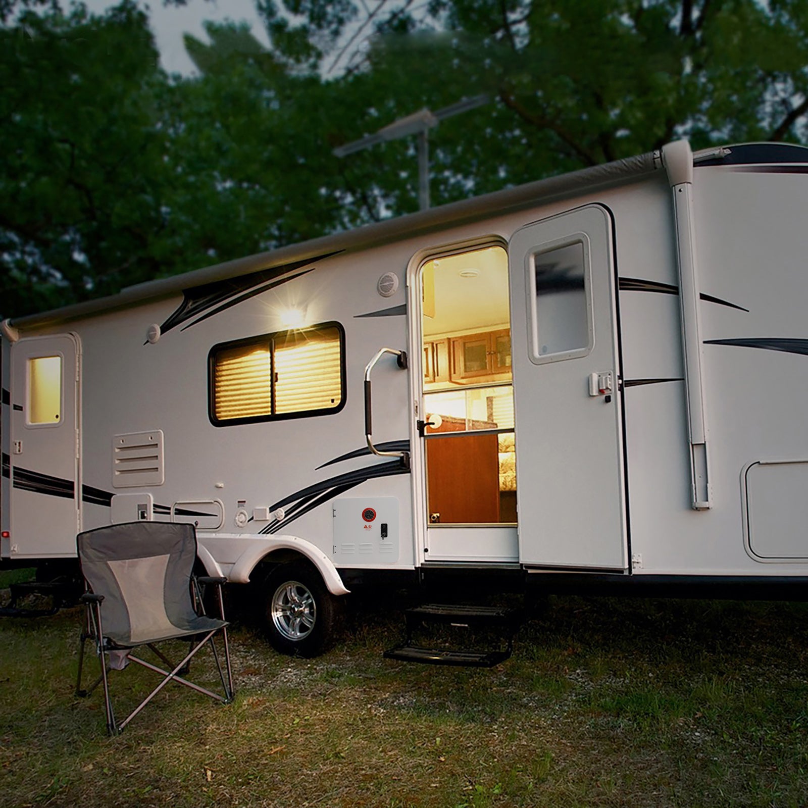 Chauffe-eau sans réservoir RV Gas propane 65000btu avec contrôleur/accessoires de douche