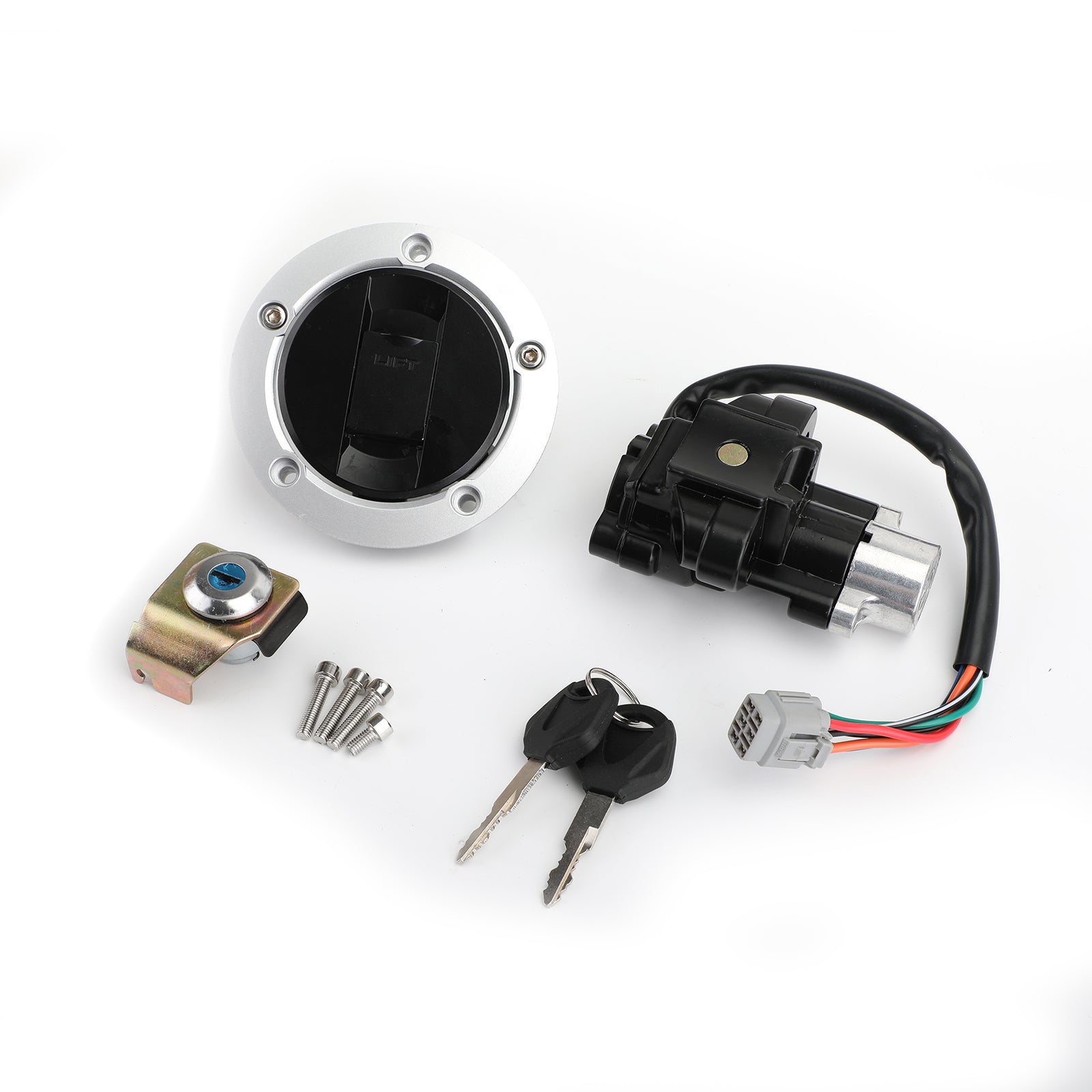 2007-2011 Suzuki GSF1250 Bandit Ignition Switch Chave da tampa de gás de combustível 37000-38890 37000-07810