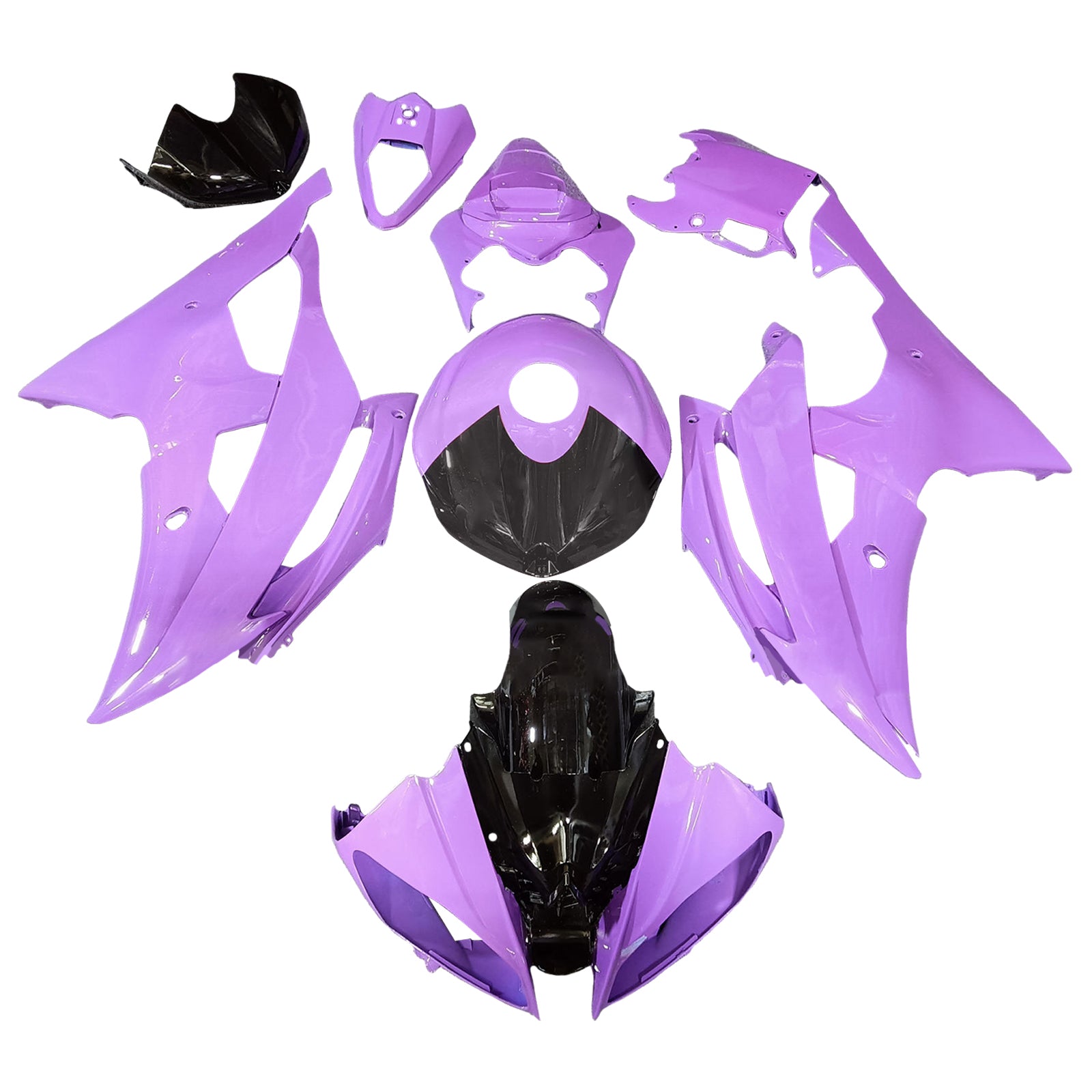 Injection Fairing Kit Bodywork Plastic ABS For Yamaha YZFR6 YZF-R6 2008-2016