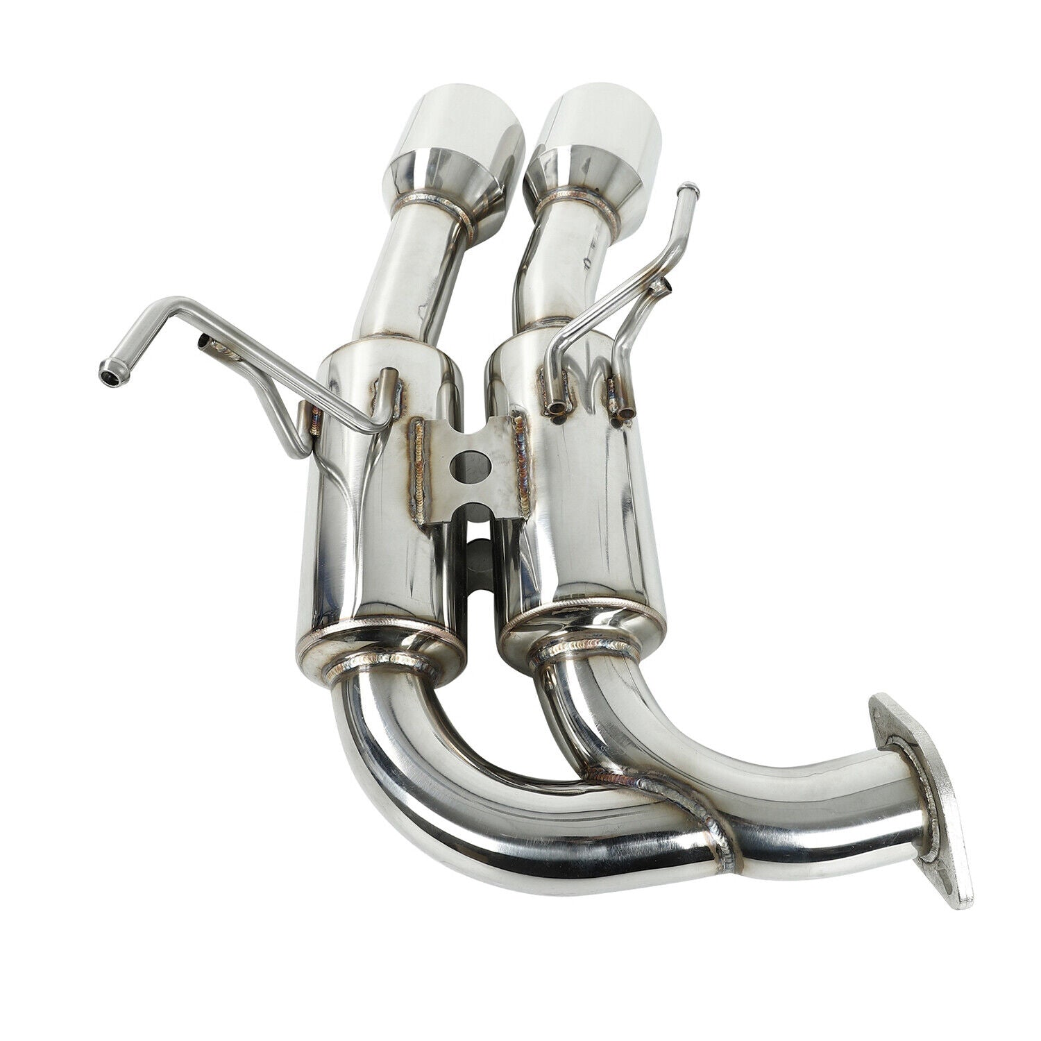 En-tête d'échappement Cat Dack Tip d'échappement pour Subaru WRX/STI 2015+ R400 Quad Tips Échappement