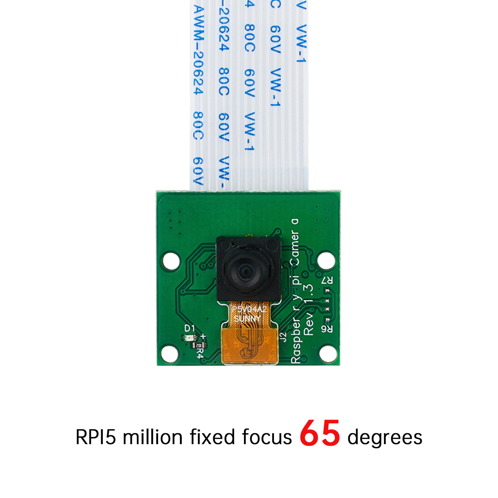 Raspberry Pi 4B Camera 5 Miljoen OV5647 HD Cameramodule Vaste Focus/Autofocus