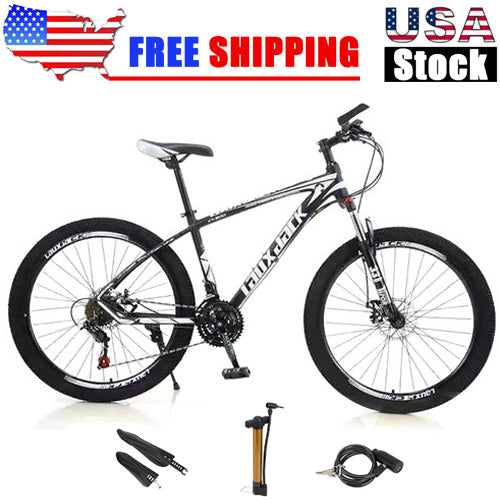 27.5 inches Wheels 21 Speed Adult Mountain Bike Bicycle MTB+Bike Lock+Air Pump